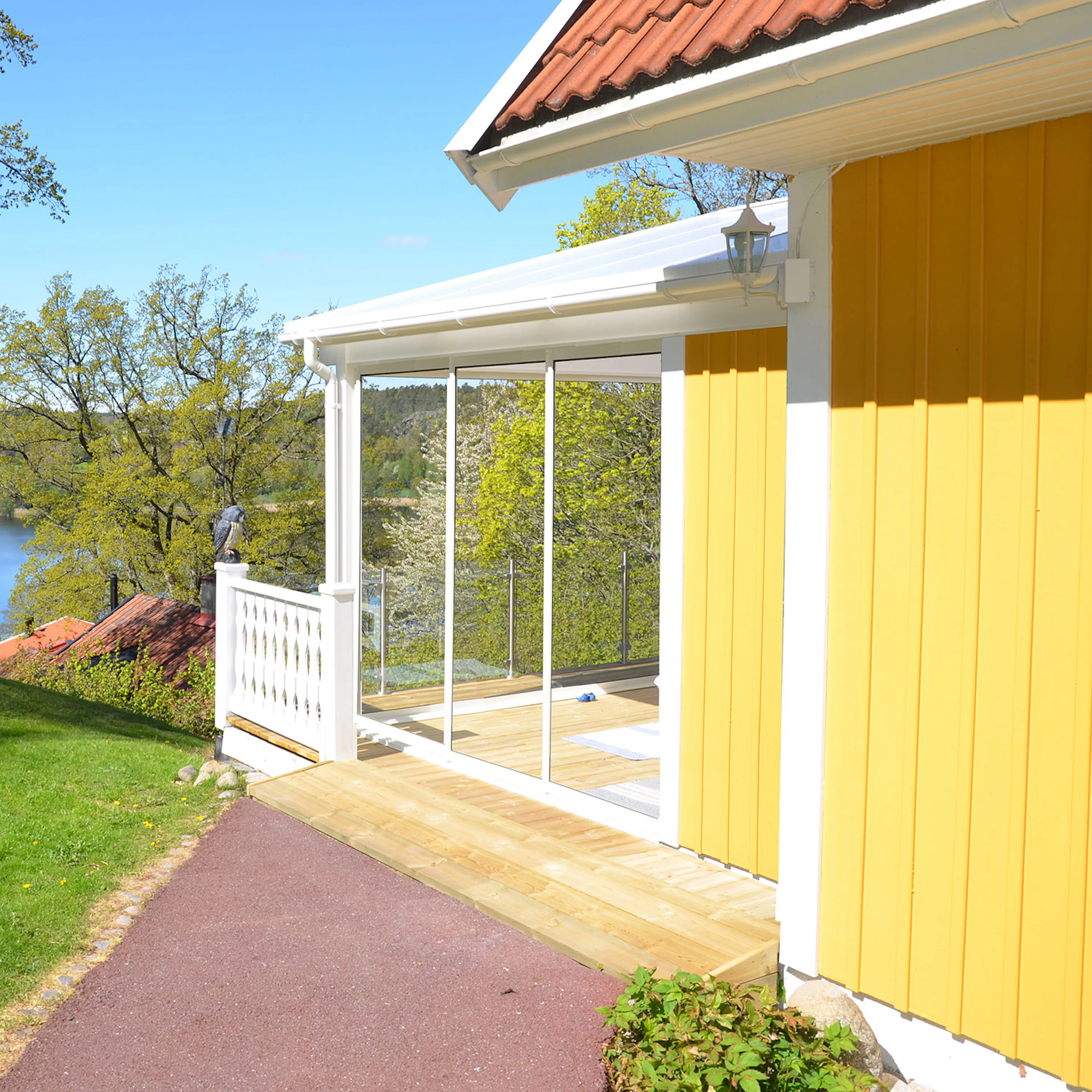 Skyvedører Landskap Stadig Forlenget Sommer 3-delt