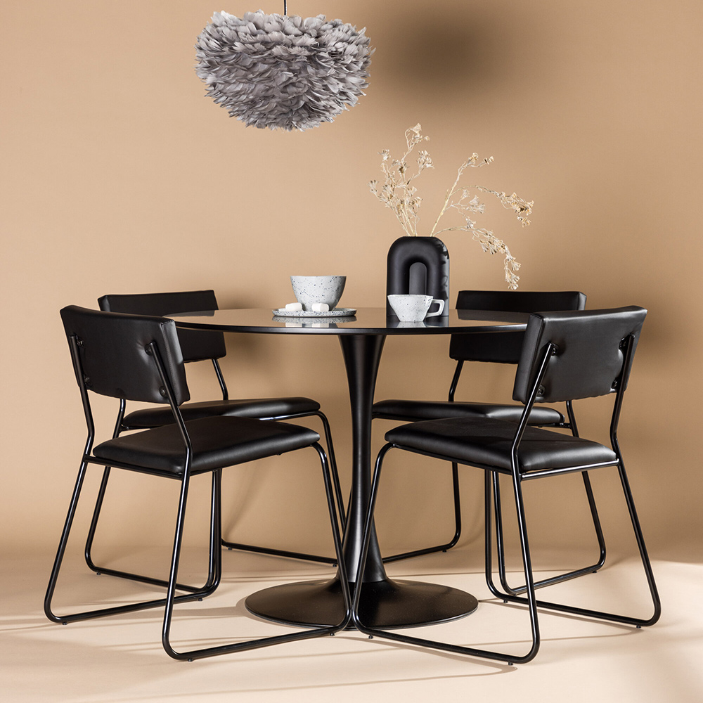 Spisegruppe Venture Home Glade med 4 Kenth Stoler