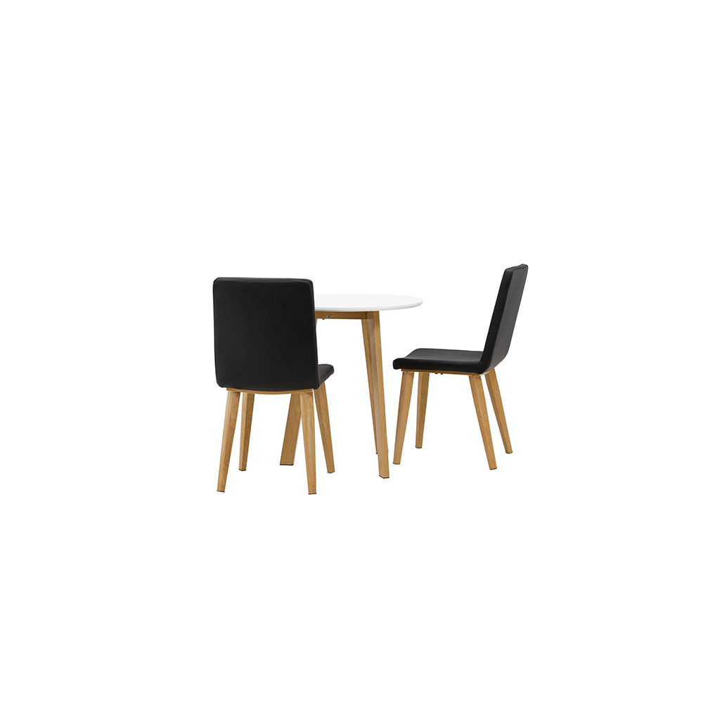 Spisegruppe Venture Home Leonora Ø65 cm med 2 stk Today Stoler