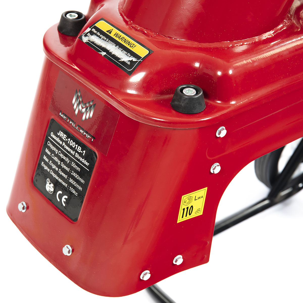 Flisemaskin/Kompostkvern Metalcraft 3.5 HK Loncinmotor