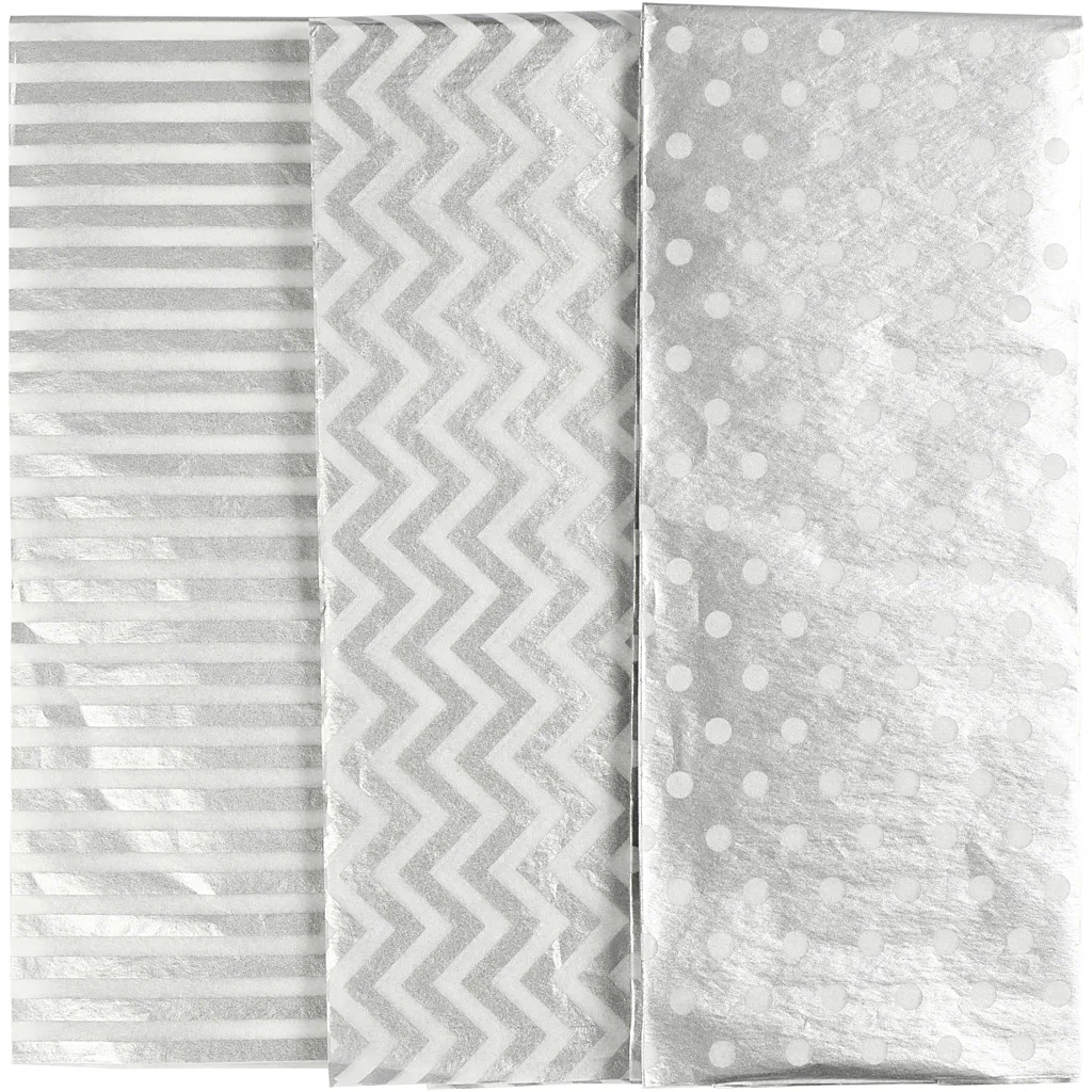 Silkepapir Creativ Company med trykk 50x70 cm 1 pk