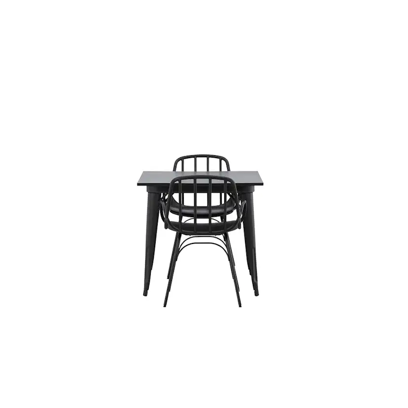 Spisegruppe Venture Home Tempe 80 cm med 2 Dyrön Stoler