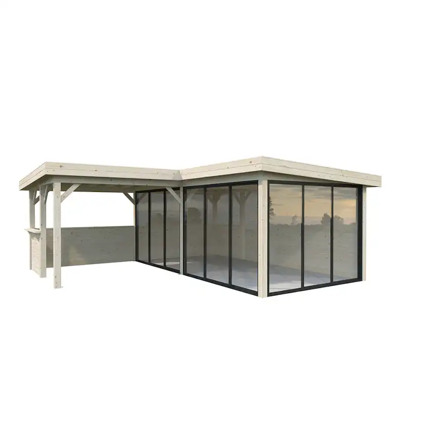 Hagestue Palmako Lenna 24,9 m2 Set 423 Slide