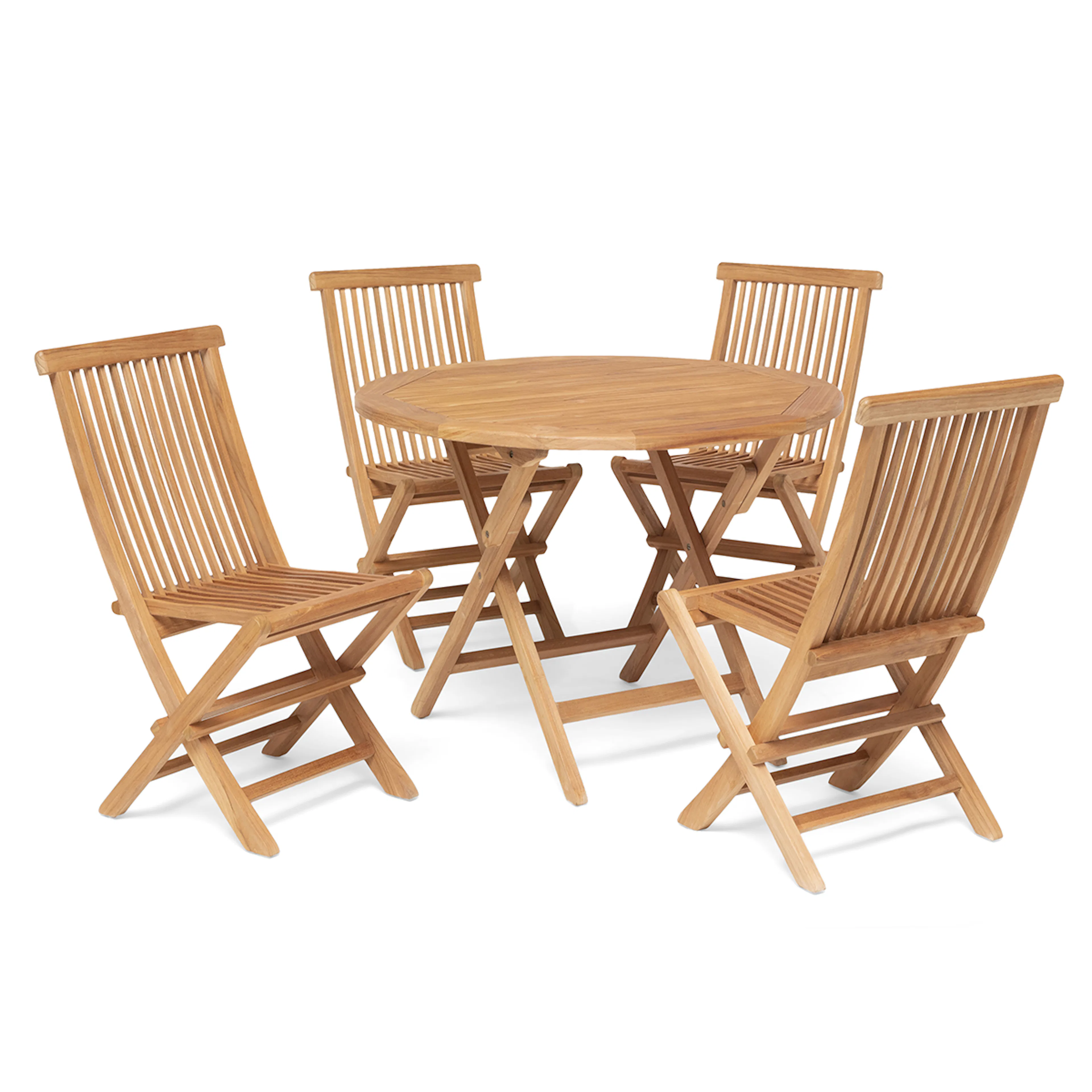 Cafésett Hillerstorp Nova med 4stk Hagestoler
