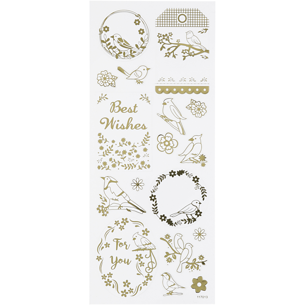 Klistremerker Creativ Company Fugler