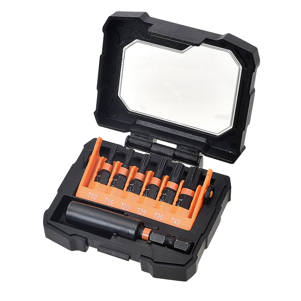 Slagbitssett Boxer Torx-spor 7-deler