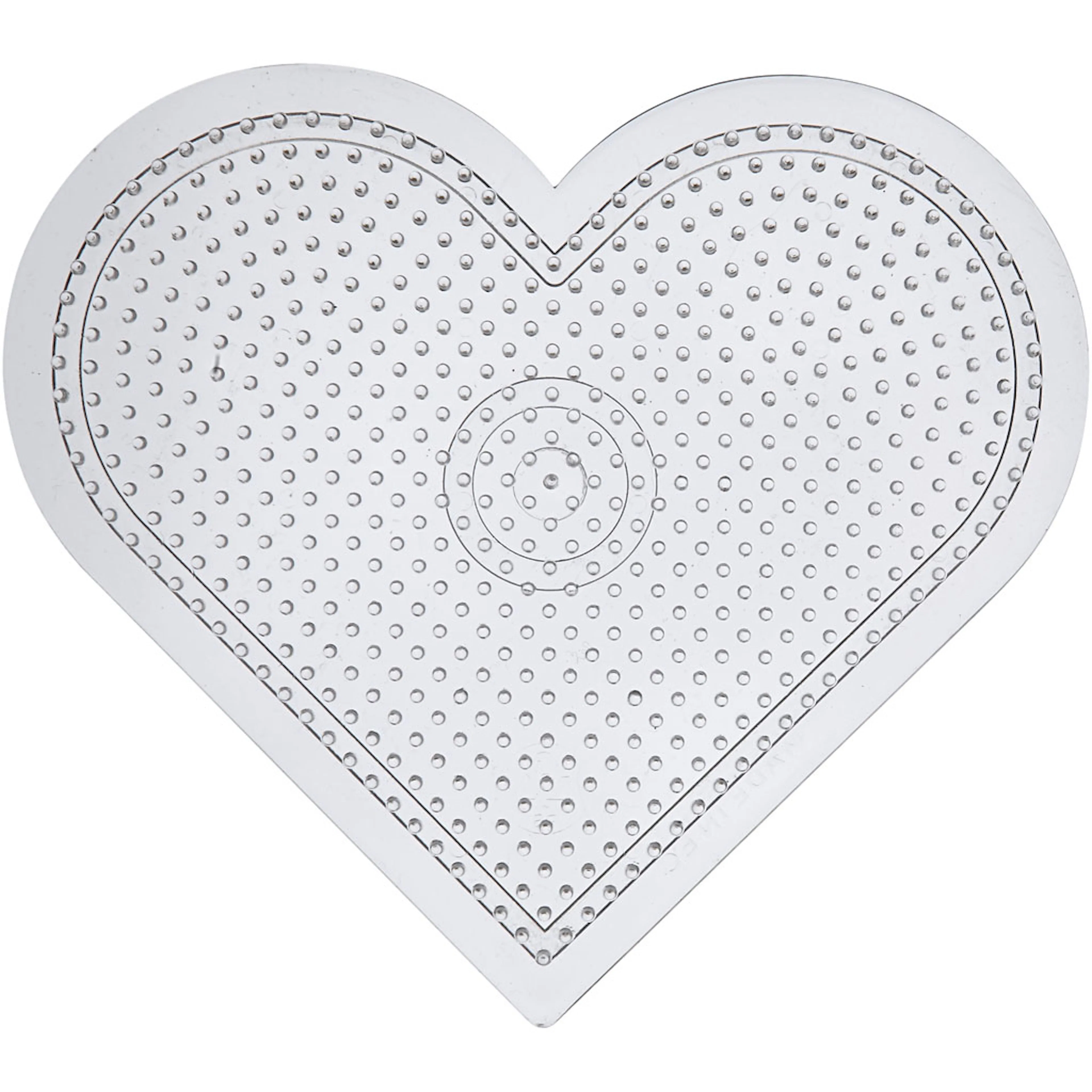 Perleplate Creativ Company Hjerte 10 Stk/1 Pk