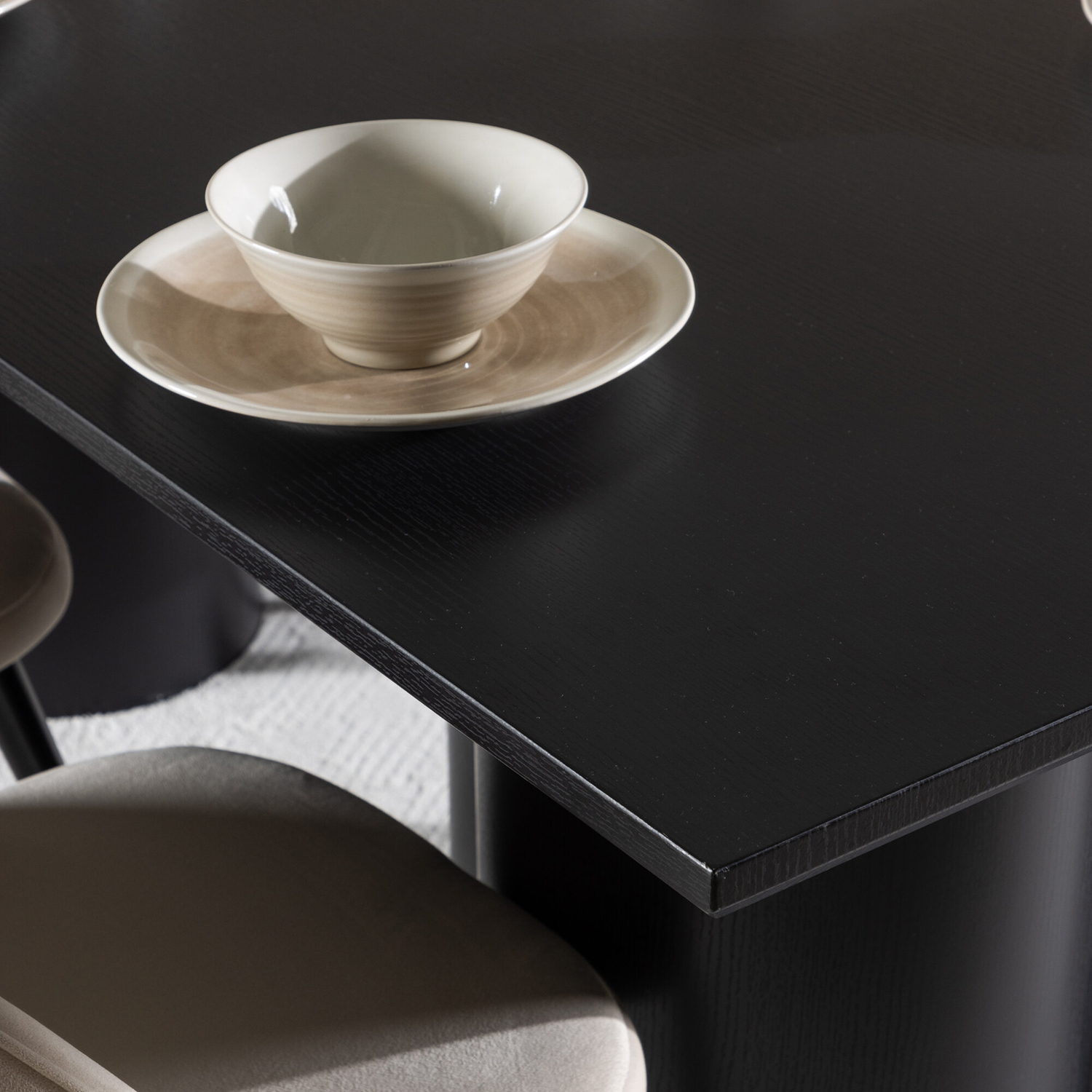 Spisegruppe Venture Home Olivia 210 med 6 stk Velvet Stoler