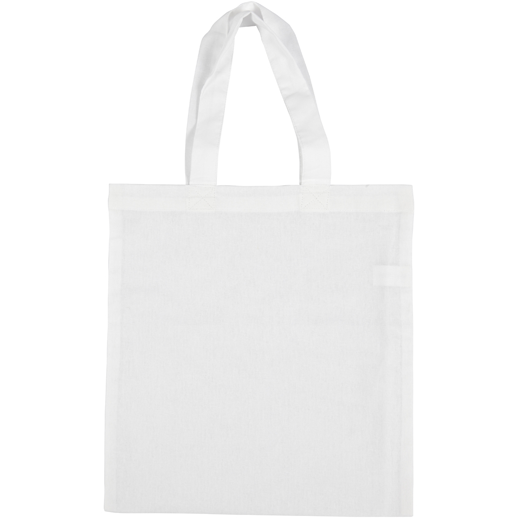 Mulepose Creativ Company Hvit 28x30 cm 130 g 1 stk