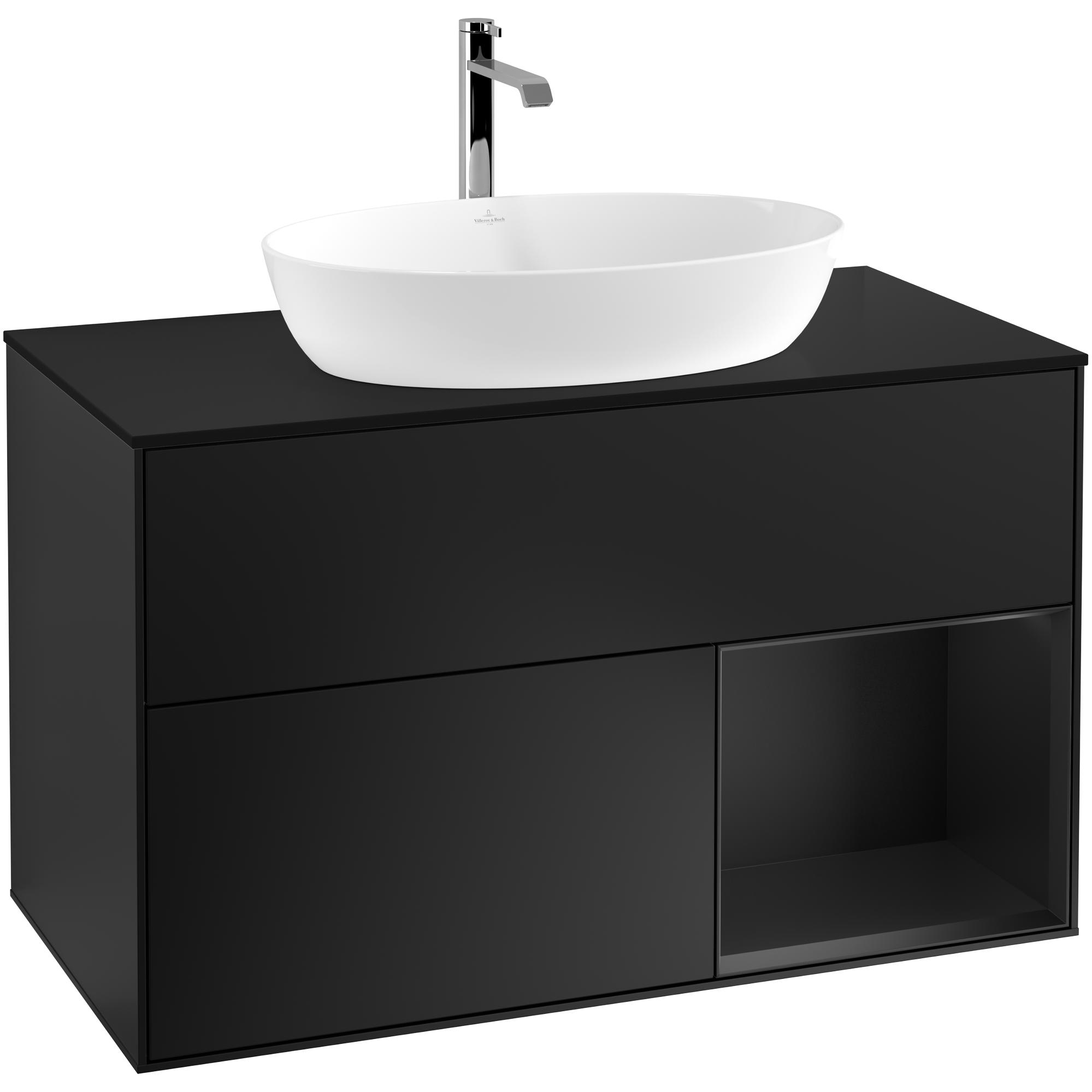 Tvättställsskåp Villeroy & Boch Finion med 2 Lådor Hylla och Bänkskiva för Fristående Tvättställ från Artis & Collaro