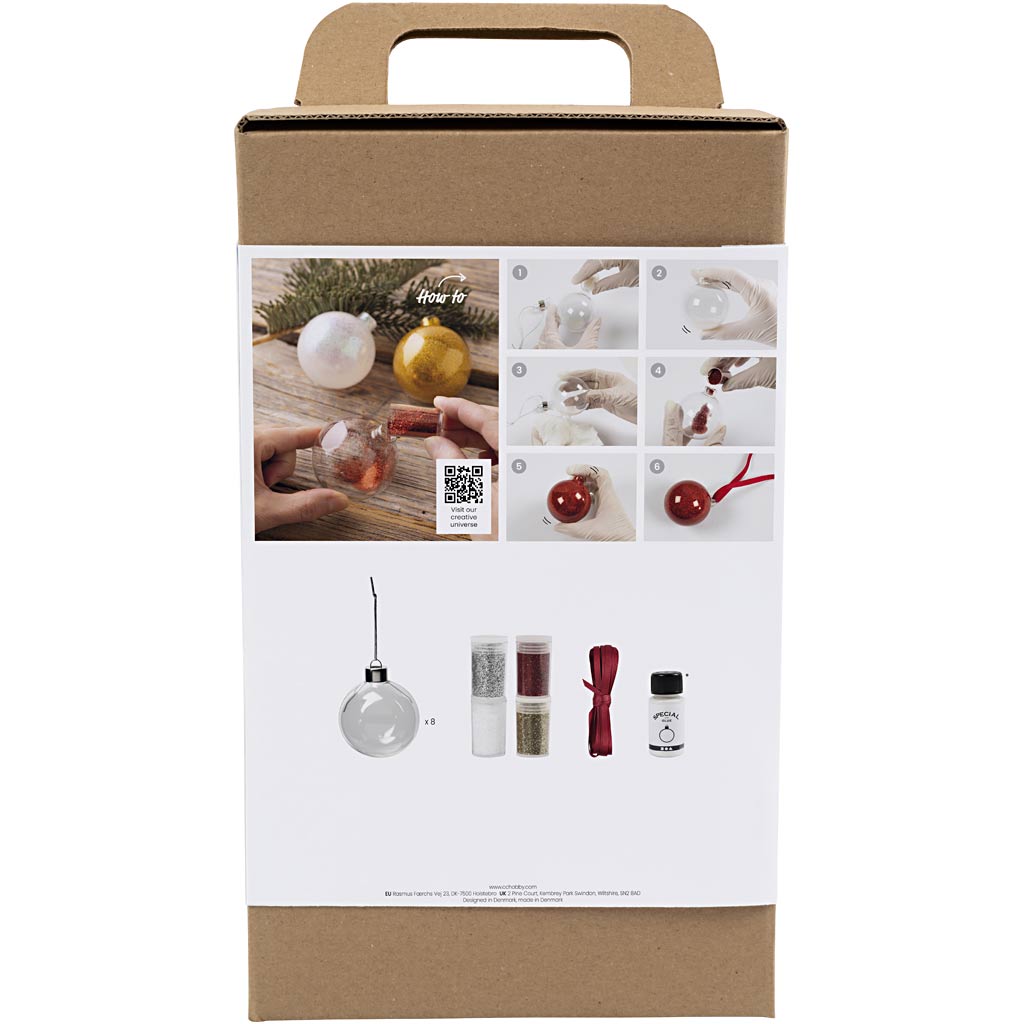 Julekuler Creativ Company DIY Kit Glitter