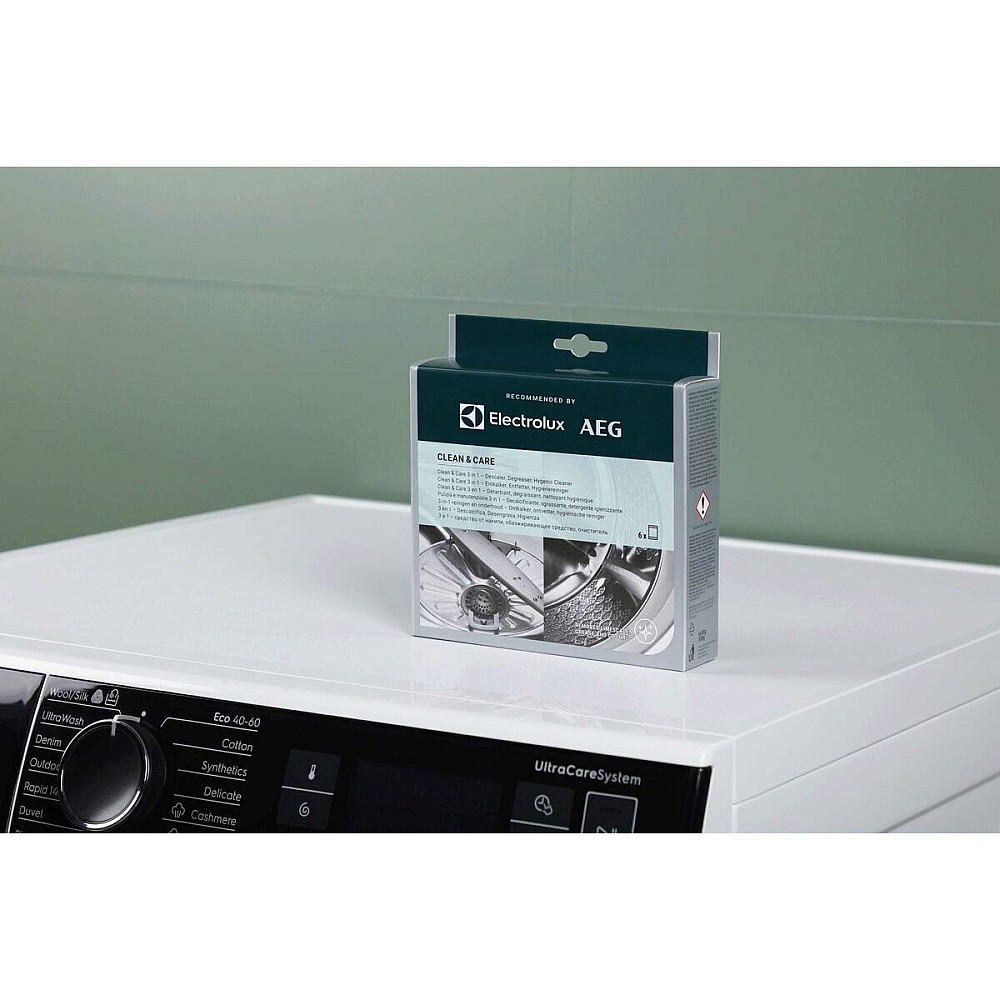 3 i 1 Rengjøringsmiddel Electrolux M2GCP601 for Vaskemaskin og Oppvaskmaskin
