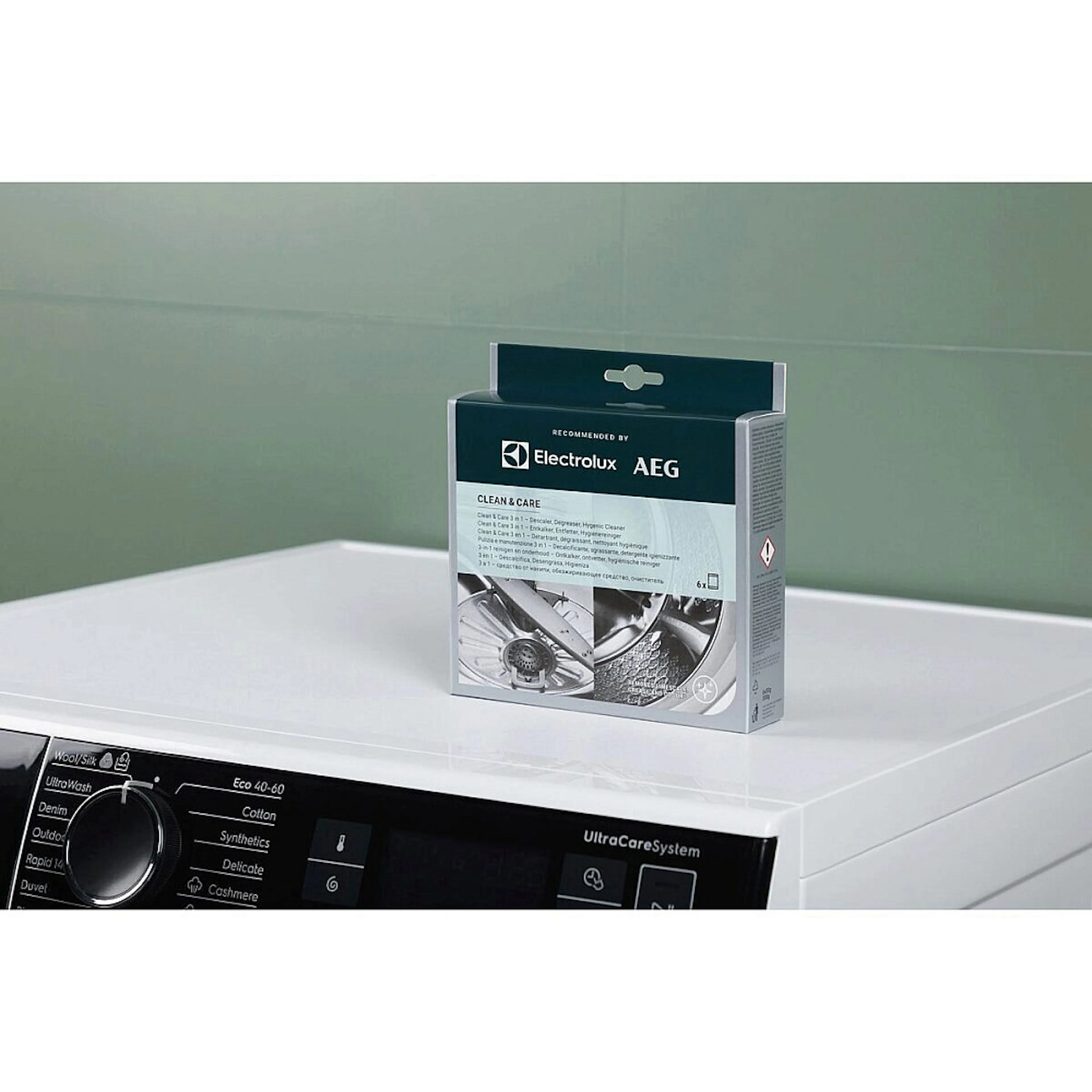 3 i 1 Rengjøringsmiddel Electrolux M2GCP601 for Vaskemaskin og Oppvaskmaskin