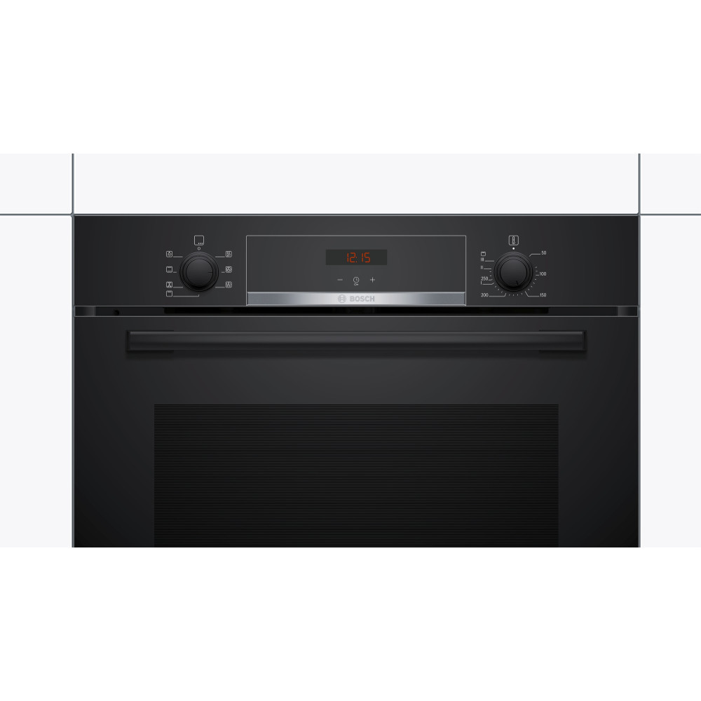 Ovn- og Mikrobølgepakke Bosch HBA533BB0S + BFL520MB0 Serie 4 3D HotAir
