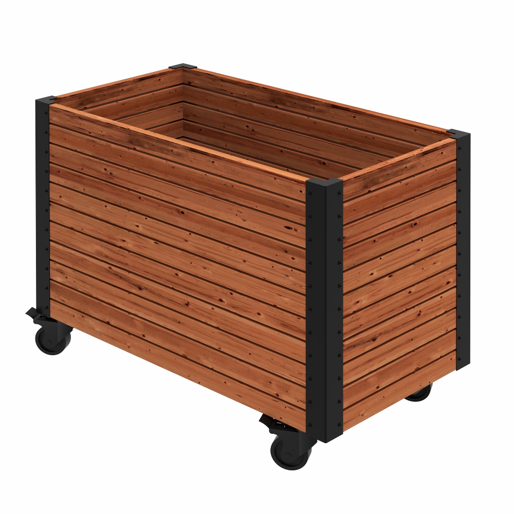 Plantekasse PLUS Cubic Living med Hjul