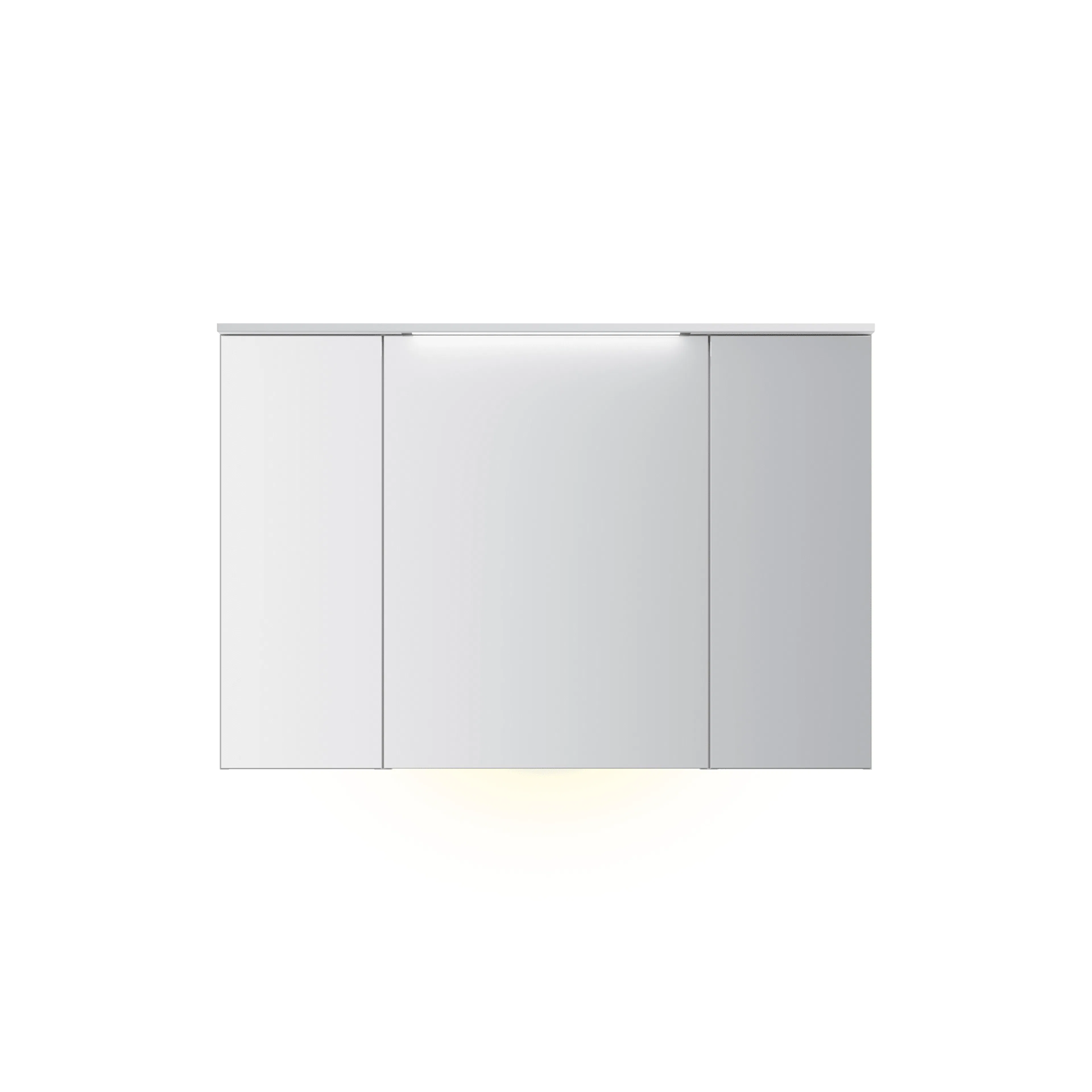 Speilskap FOSSBAD B120 D12 med Lystopp 60 + 30 + 60