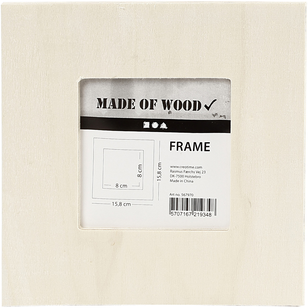 Ramme Creativ Company Str 15,8x15,8 cm 1 stk