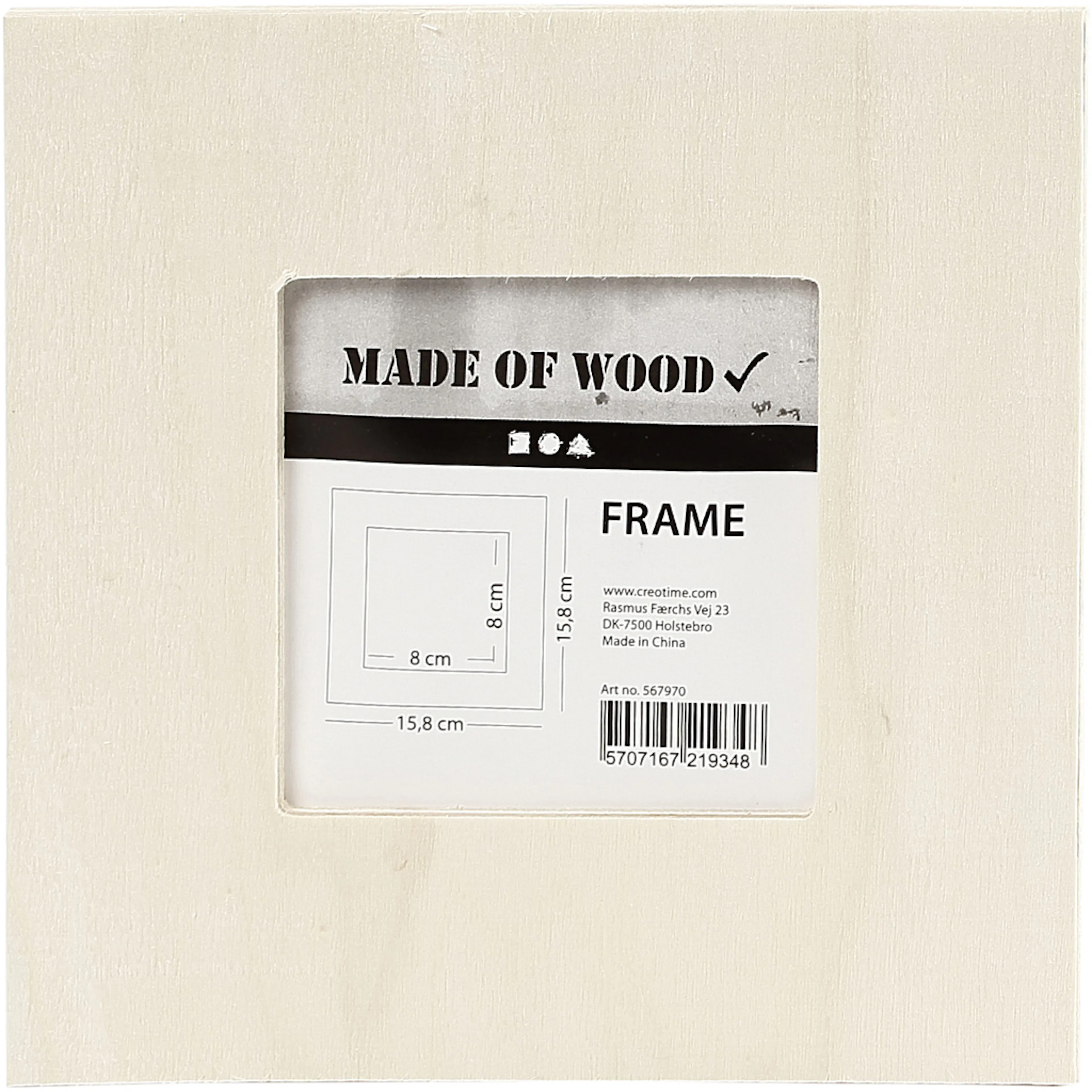Ramme Creativ Company Str 15,8x15,8 cm 1 stk