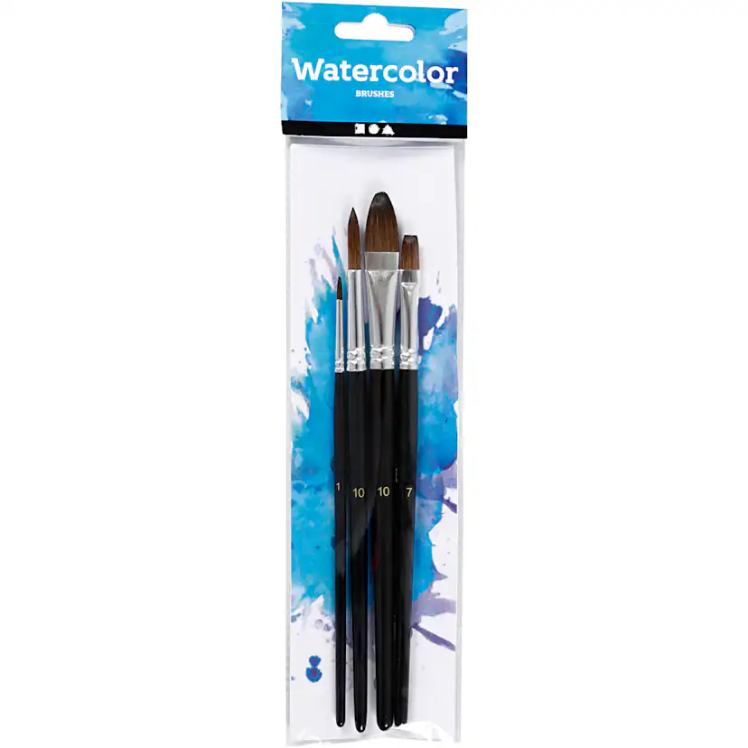 Vannpensler Creativ Company Korte Skaft 4 Stk/1 Pk