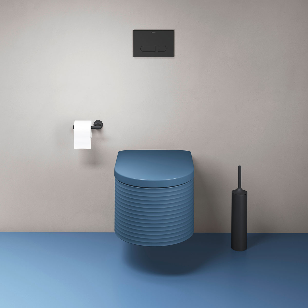 Vägghängd Toalettstol Duravit Millio Grooves