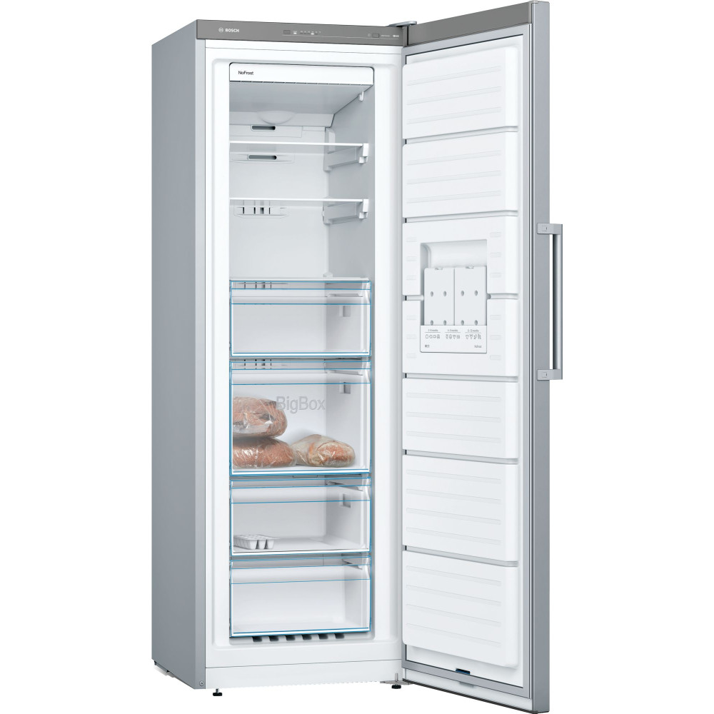 Kjøl/FrysPakke Bosch Serie 4 KSV33VLEP + GSN33VLEP 176 cm Rustfri Look