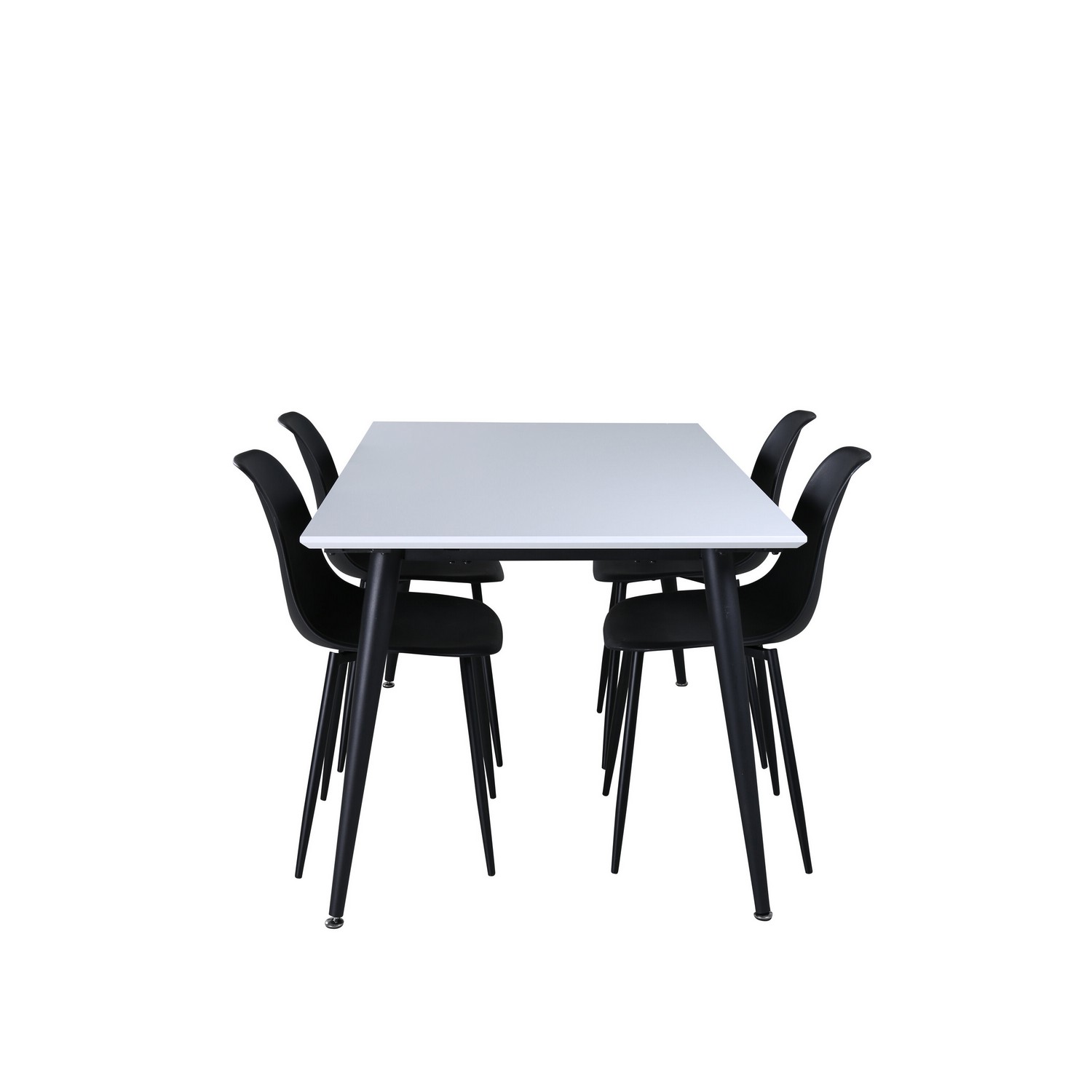 Spisegruppe Venture Home Jolie med 4 Pobbie Stoler Järn