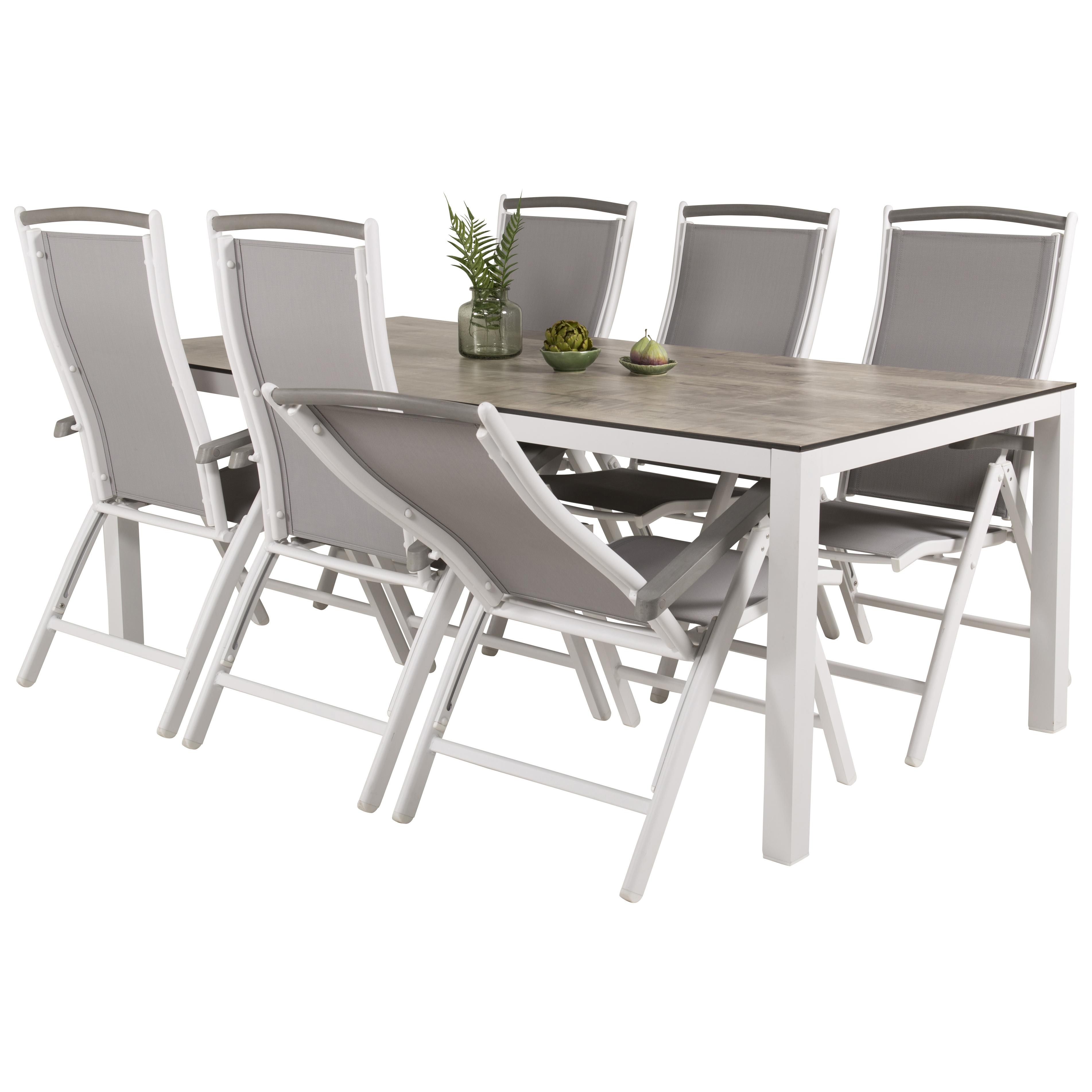 Spisegruppe Venture Home Lea 205 med 6 Aleyna Stoler