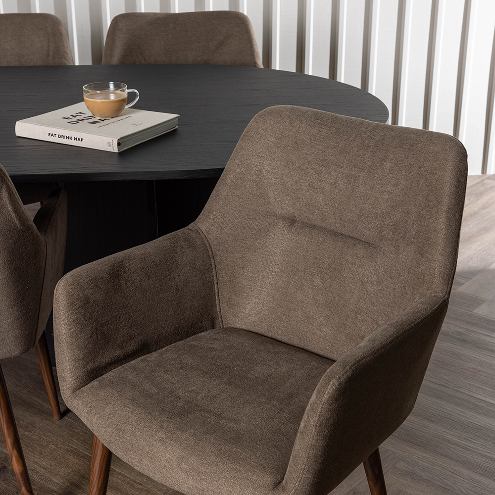 Spisegruppe Venture Home Bootcut med 6 stk Tomorrow Stoler