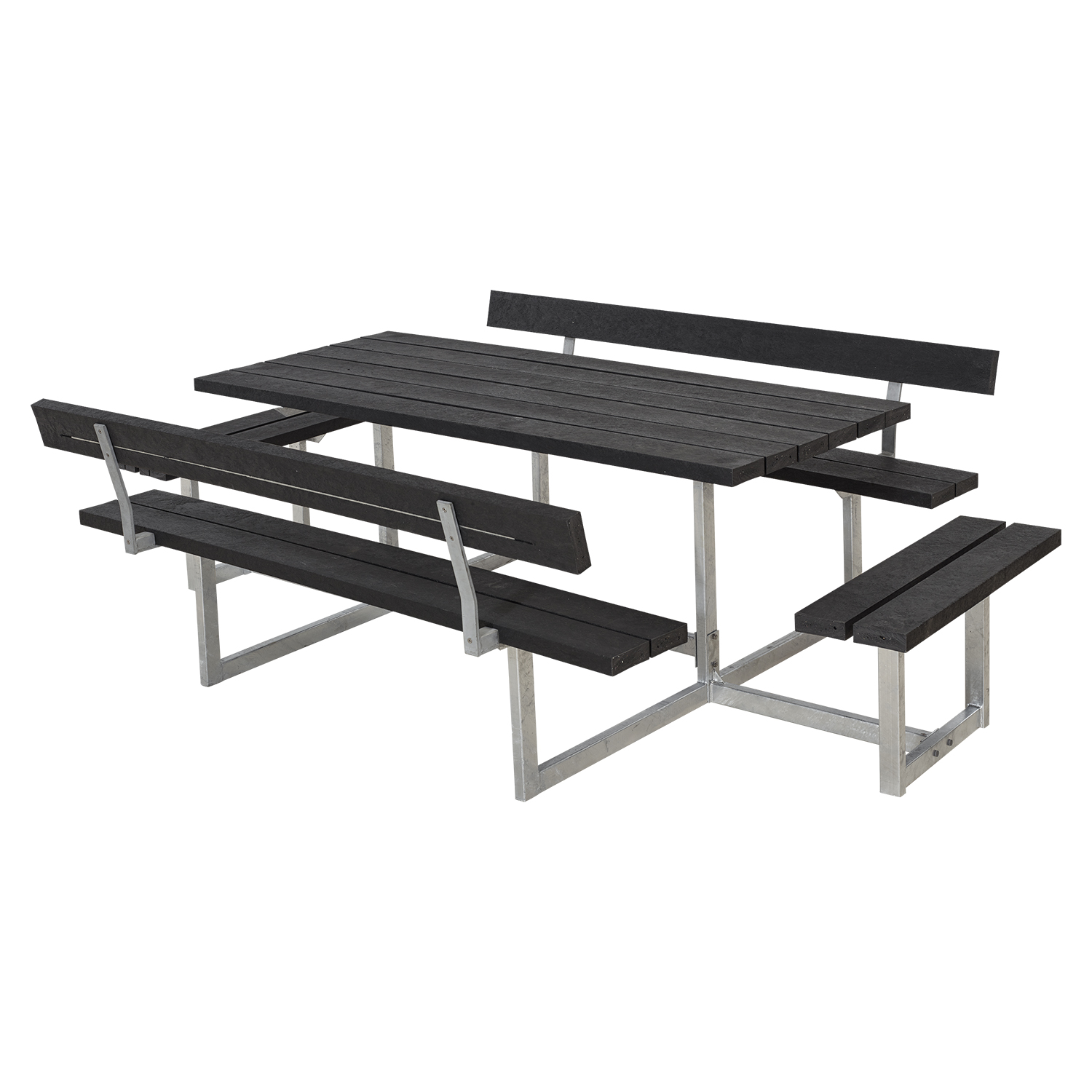 Piknikbord PLUS Basic med Påbygg 260 cm ReTex