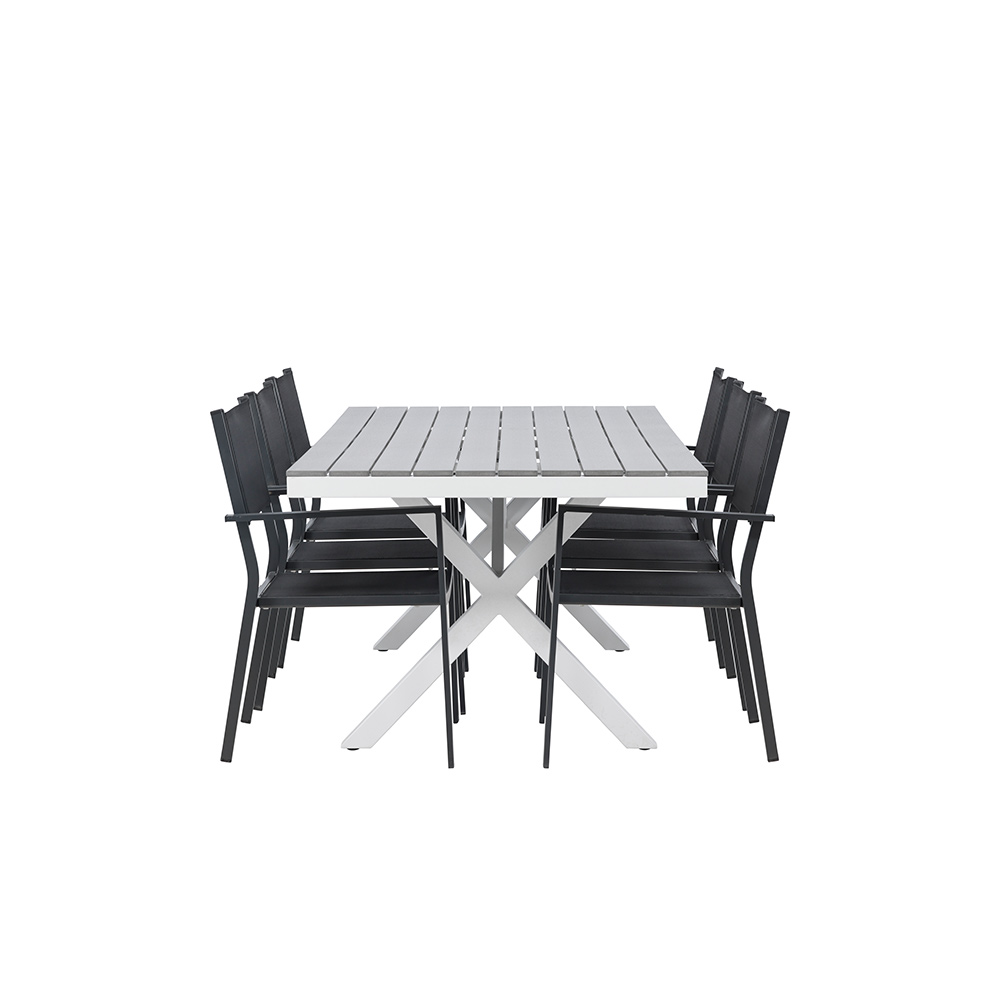 Spisegruppe Venture Home Garcia Bord med 6 Copacabana Stoler