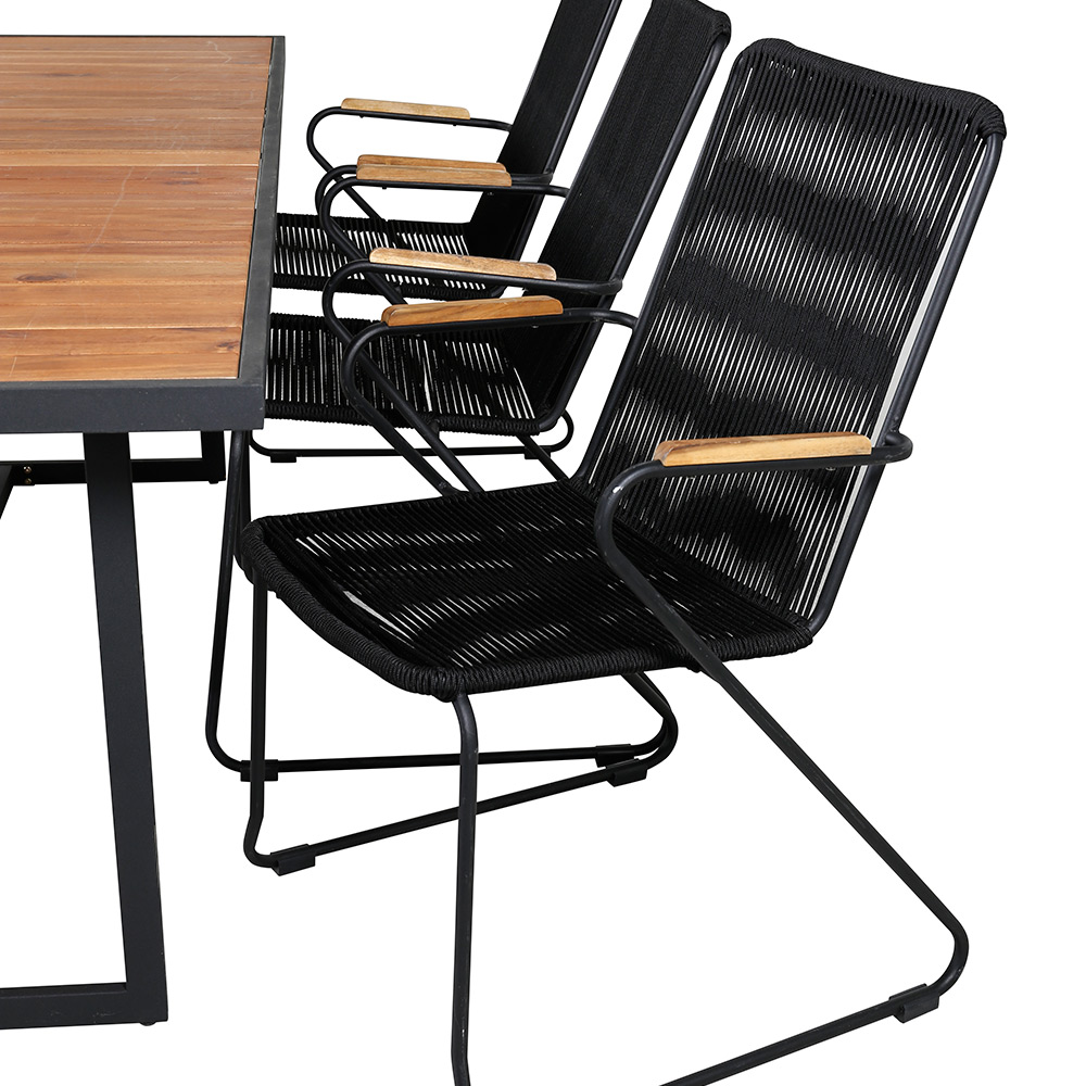 Spisegruppe Venture Home King med 6 Billy Lenestoler