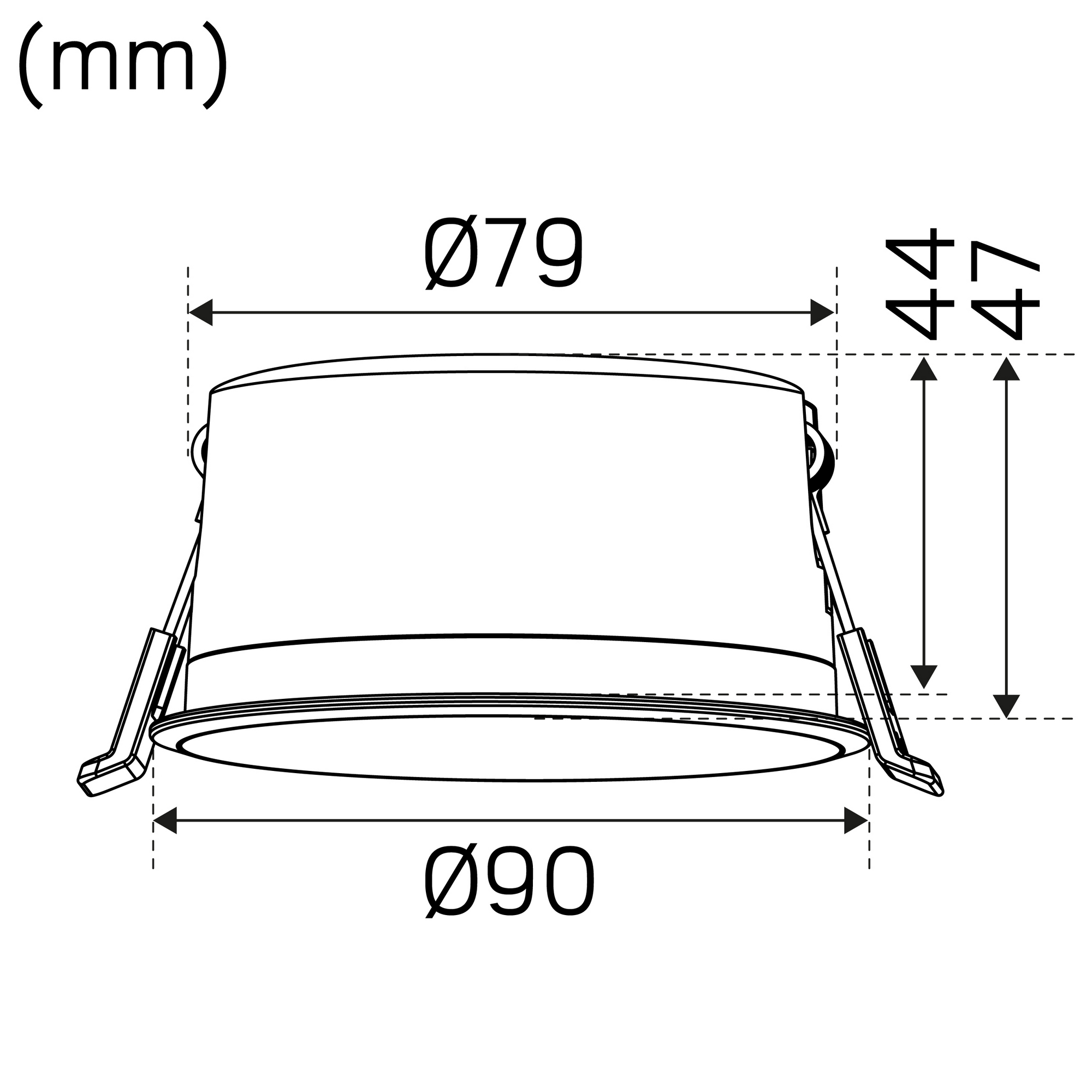 Optic Quick Deep ISO Vit 3000K Lysmengde: 390 lm, 3000 K