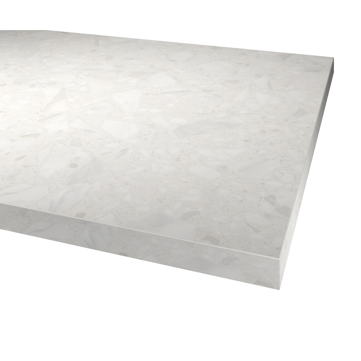 Benkeplate Fibo Laminat 157 Terrazzo Creme