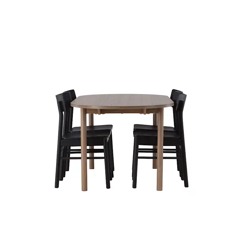 Spisegruppe Venture Home Andy med 4 Montros Stoler