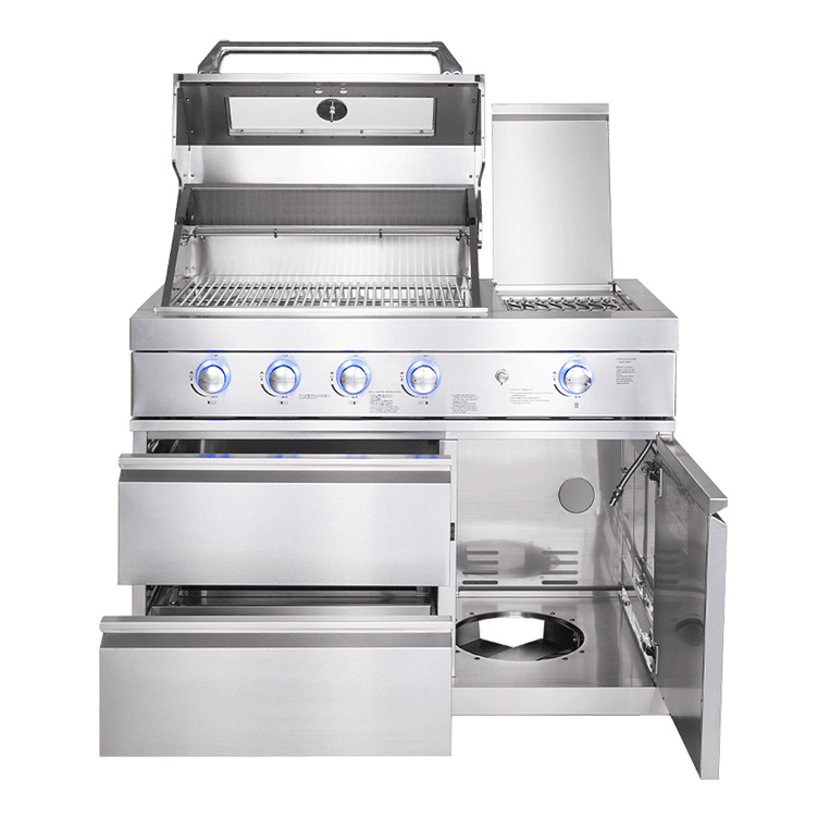Frittstående Utekjøkken Myoutdoorkitchen Pure Plus Rustfritt