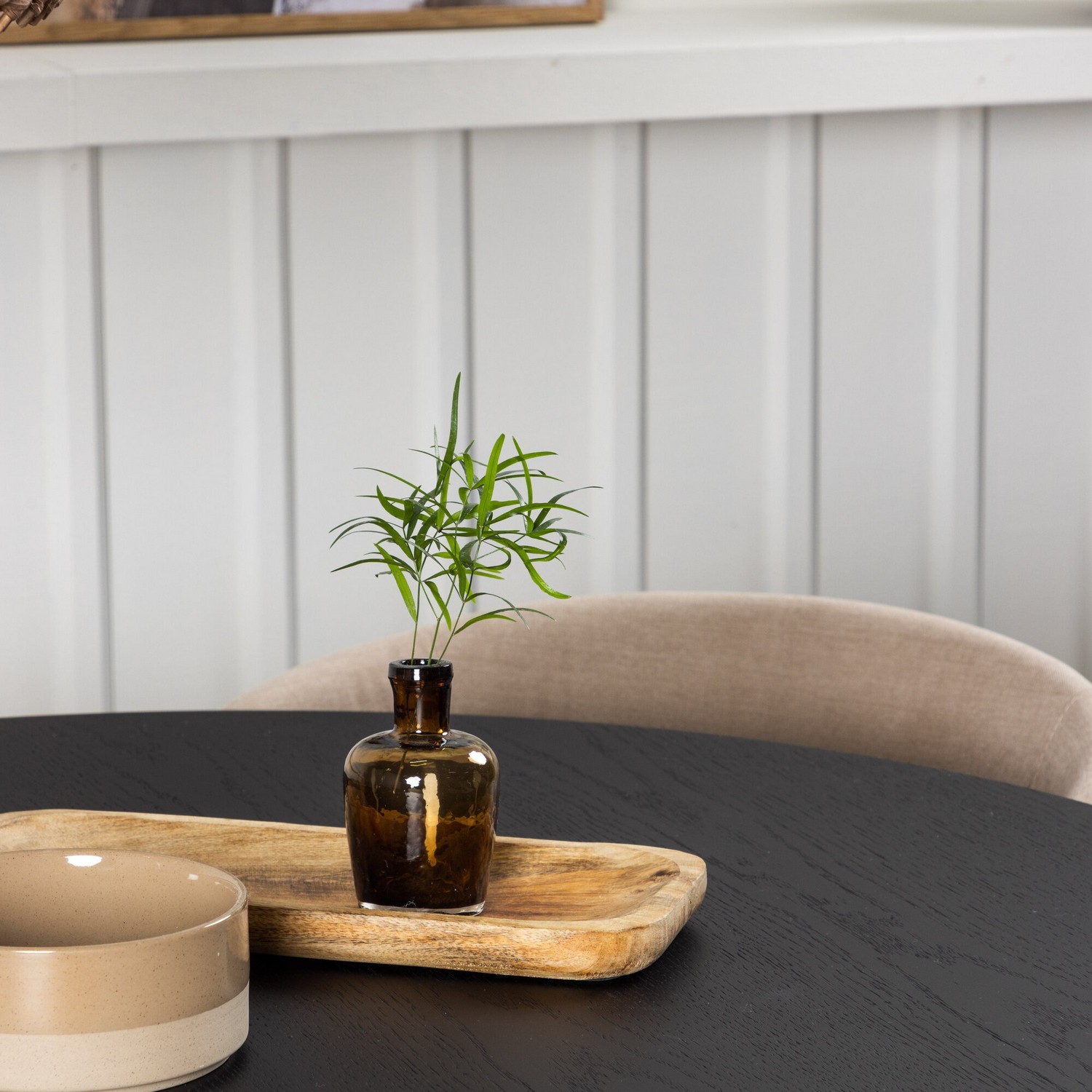 Spisegruppe Venture Home Bootcut Ø110 cm med 4 Berit Stoler