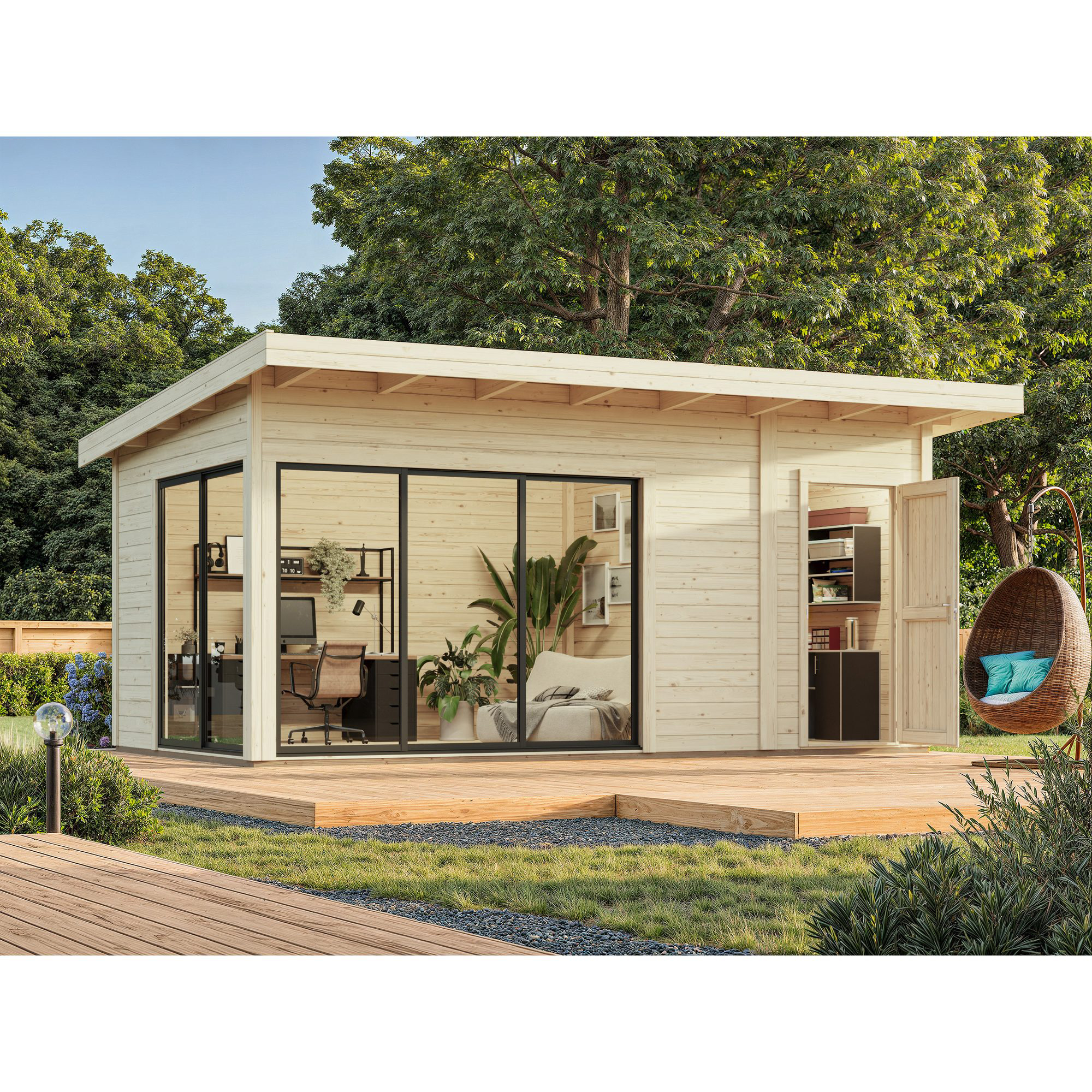 Hagestue Palmako Andrea 15,9 m² Slide (inv. 15,2 m²)