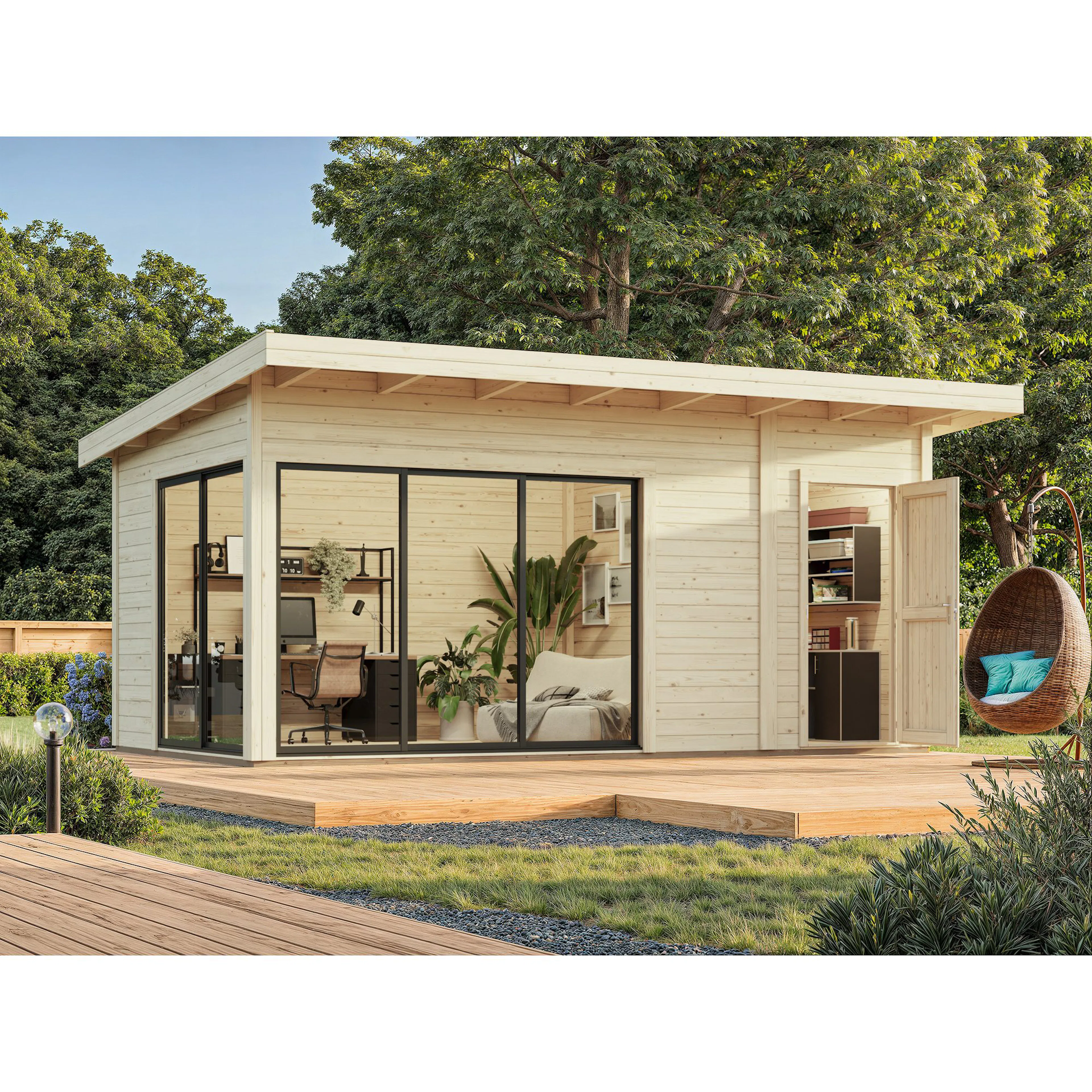 Hagestue Palmako Andrea 15,9 m² Slide (inv. 15,2 m²)