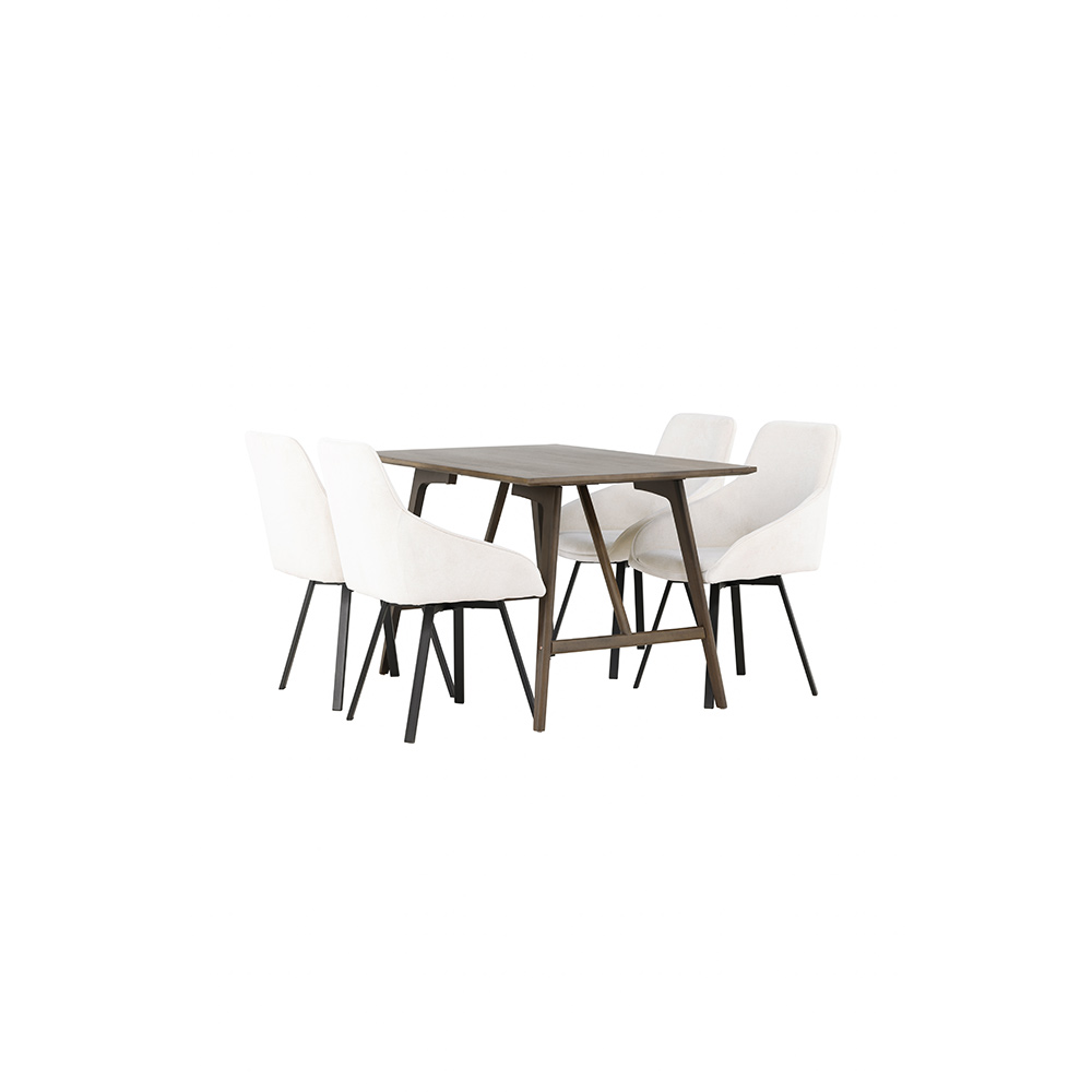 Spisegruppe Venture Home Kaseidon med 4 stk Rosie Stoler