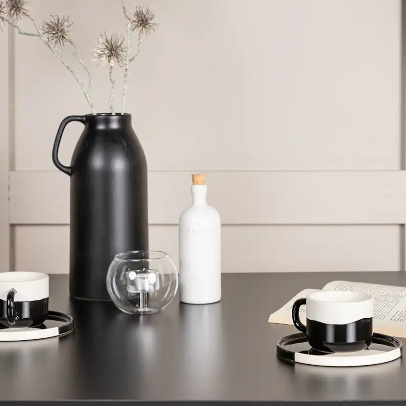Spisegruppe Venture Home Tempe 80 cm med 2 Dyrön Stoler