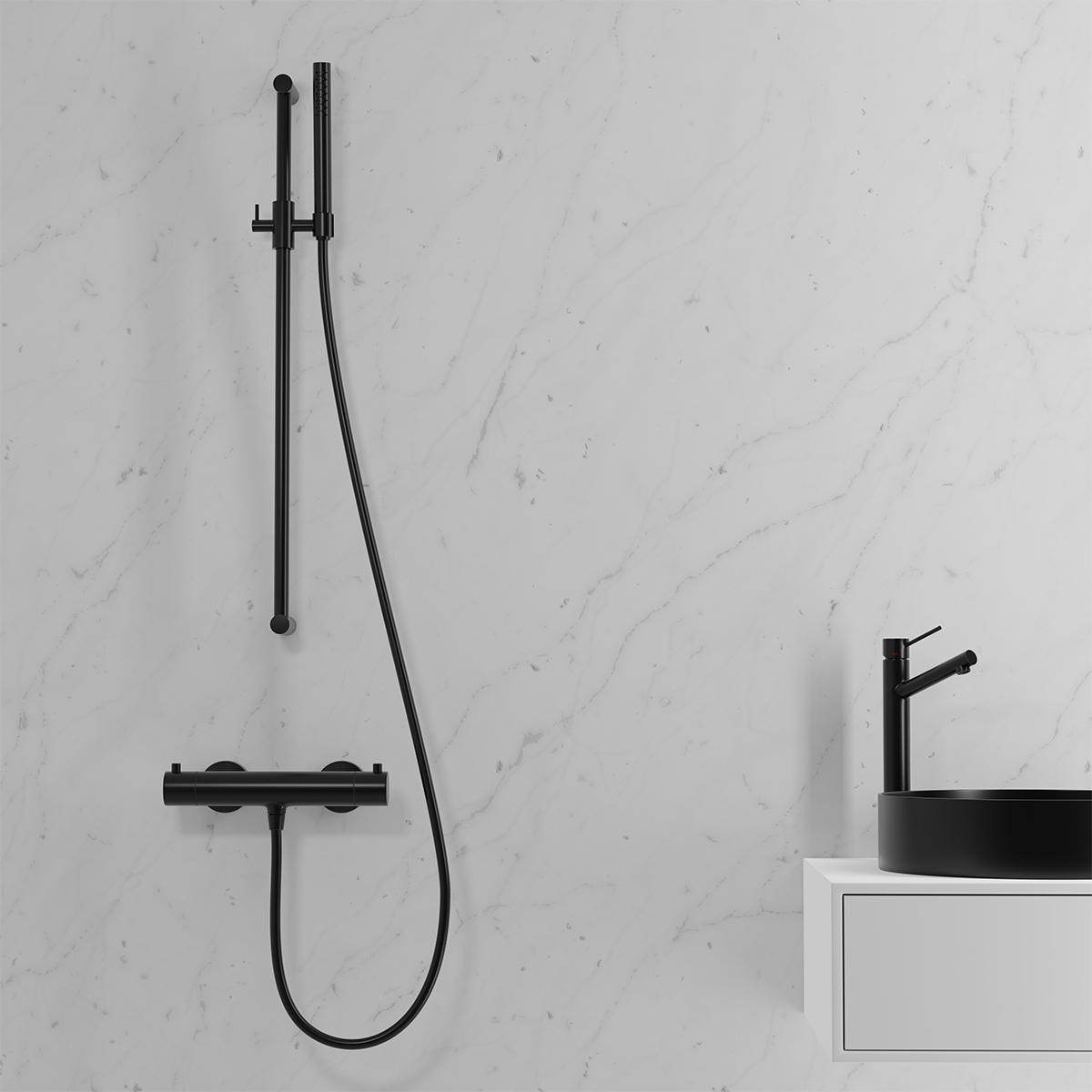 Dusjsett Scandtap Steel Pleasure