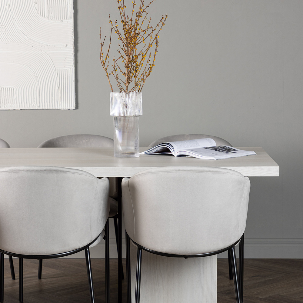 Spisegruppe Venture Home Olga med 6 Evelina Stoler