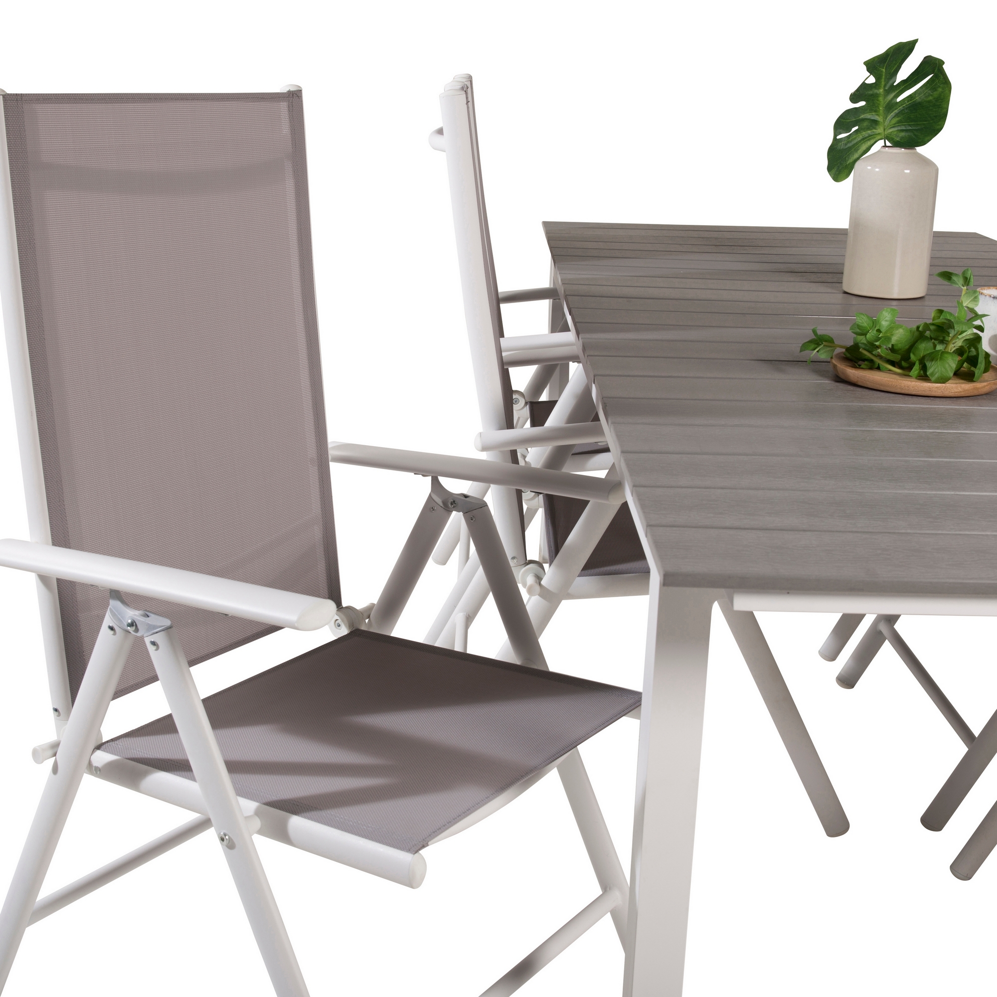 Spisegruppe Venture Home Lova 224/324 med 6 Bront Stoler