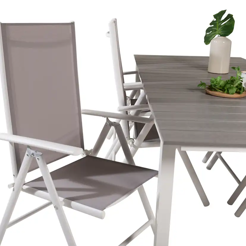 Spisegruppe Venture Home Lova 224/324 med 6 Bront Stoler