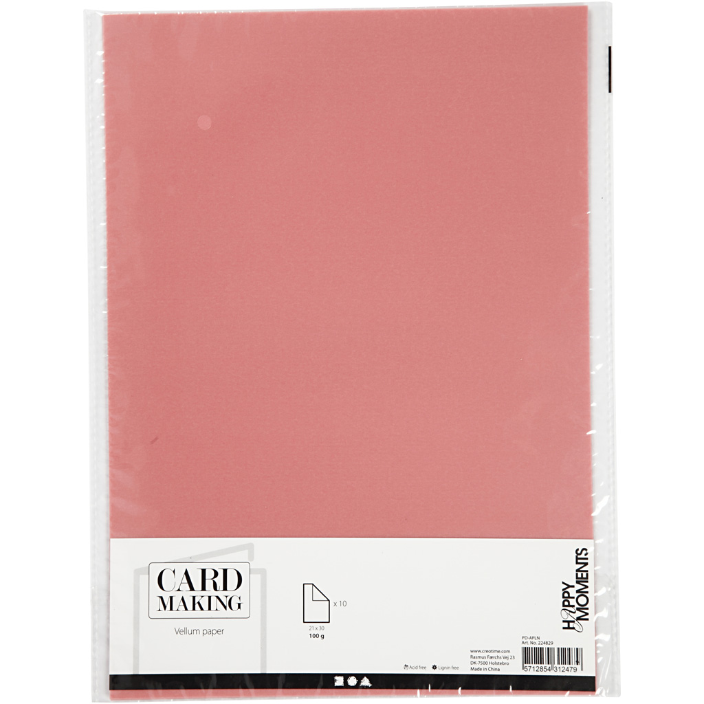 Vellumpapir Creativ Company A4 210x297 mm 10 Ark/1 Pk