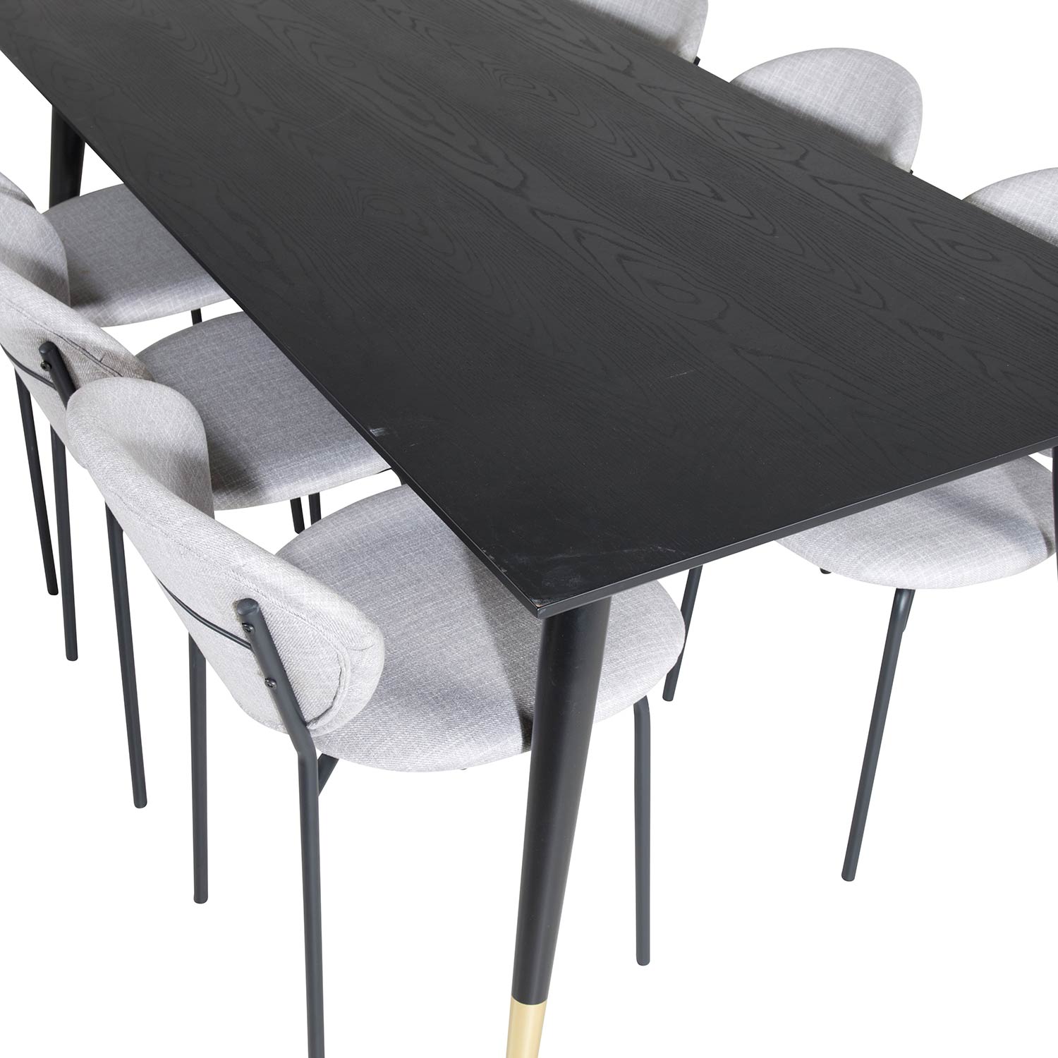 Spisegruppe Venture Home Disa med 6 Valor Stoler