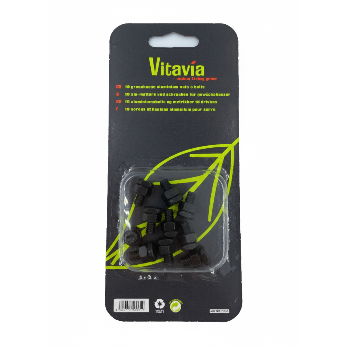 Monteringssett Vitavia Bolter & Muttere 10-Pk