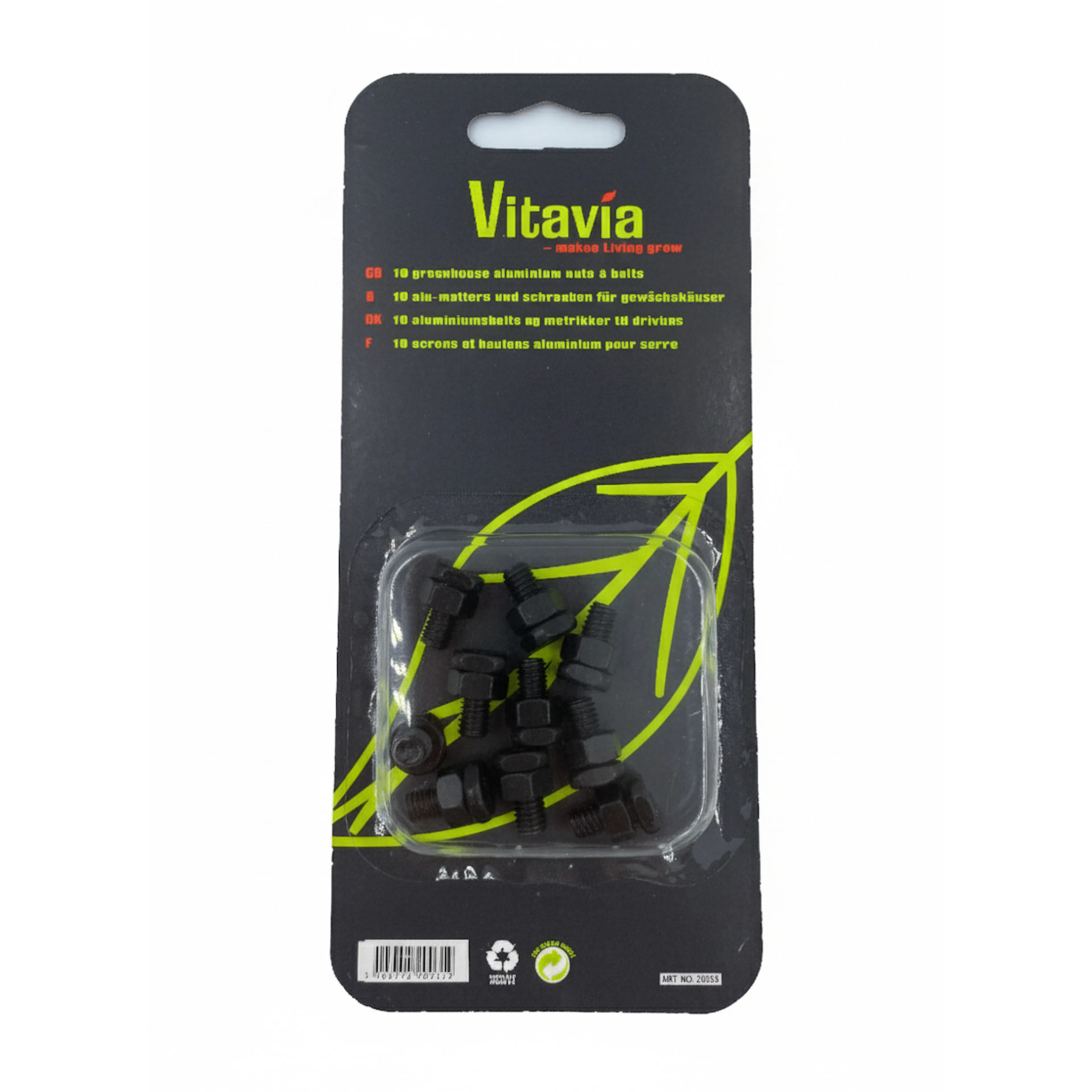 Monteringssett Vitavia Bolter & Muttere 10-Pk