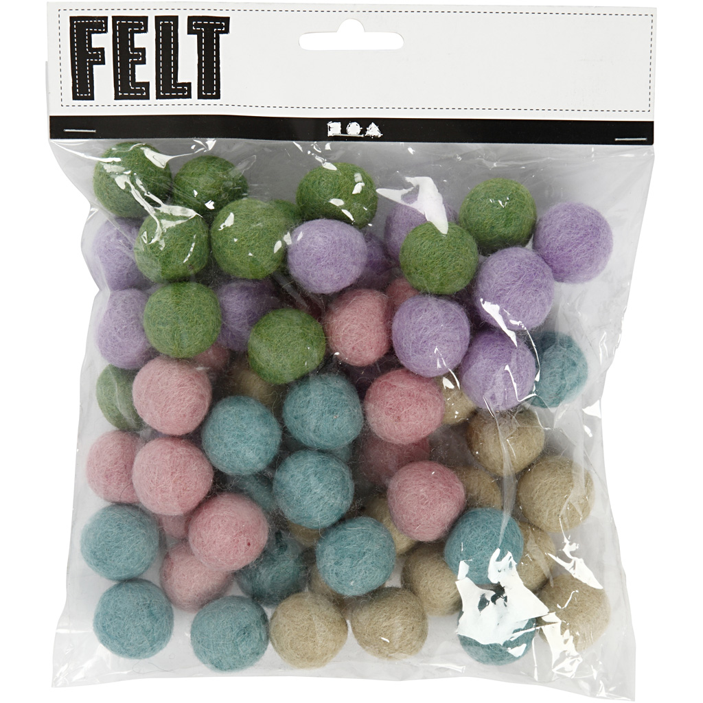 Filtkuler Creativ Company 20 mm 64 stk/1 Pk
