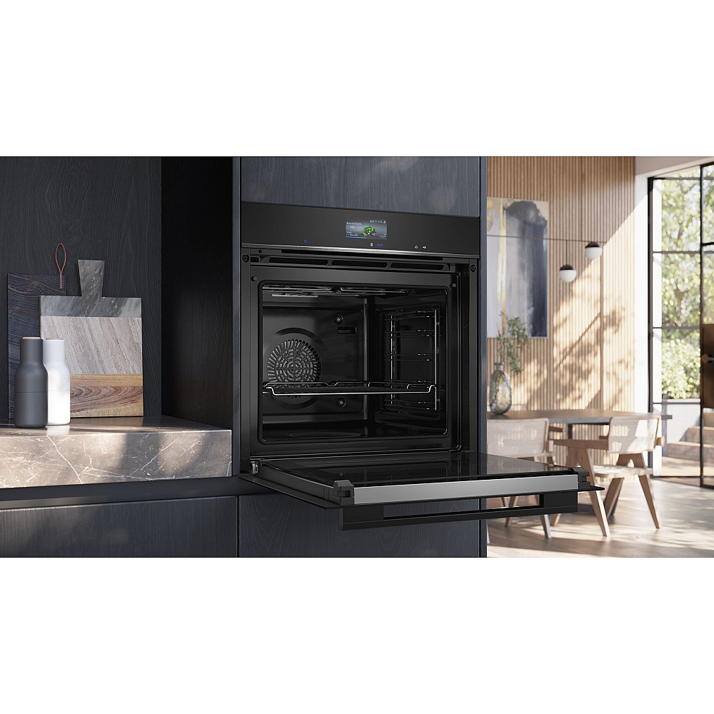 Innbyggingsovn Siemens iQ700 HB776G3B2S Sort med Smart Oppkobling